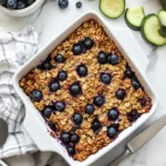 Zucchini Blueberry Baked Oatmeal for a Wholesome Breakfast Treat 41 Zucchini Blueberry Baked Oatmeal