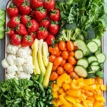 4th of July Veggie Tray: Fresh Flavors for Your Celebration 6 4th of July Veggie Tray