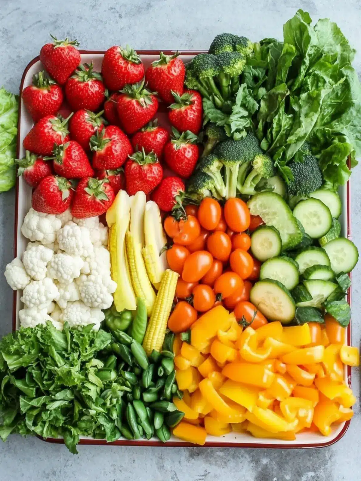 4th of July Veggie Tray: Fresh Flavors for Your Celebration 5 4th of July Veggie Tray