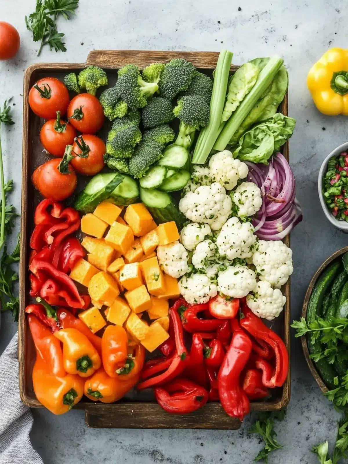 4th of July Veggie Tray: Fresh Flavors for Your Celebration 4 4th of July Veggie Tray