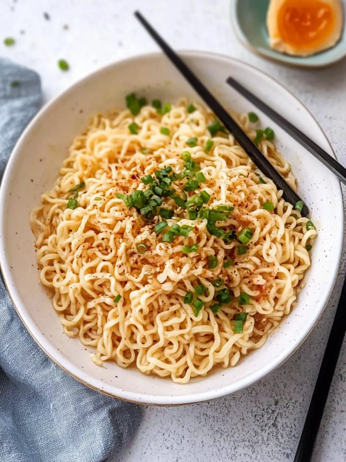 Savory Garlic Butter Ramen Noodles in Just 11 Minutes 2 Garlic butter Ramen Noodles