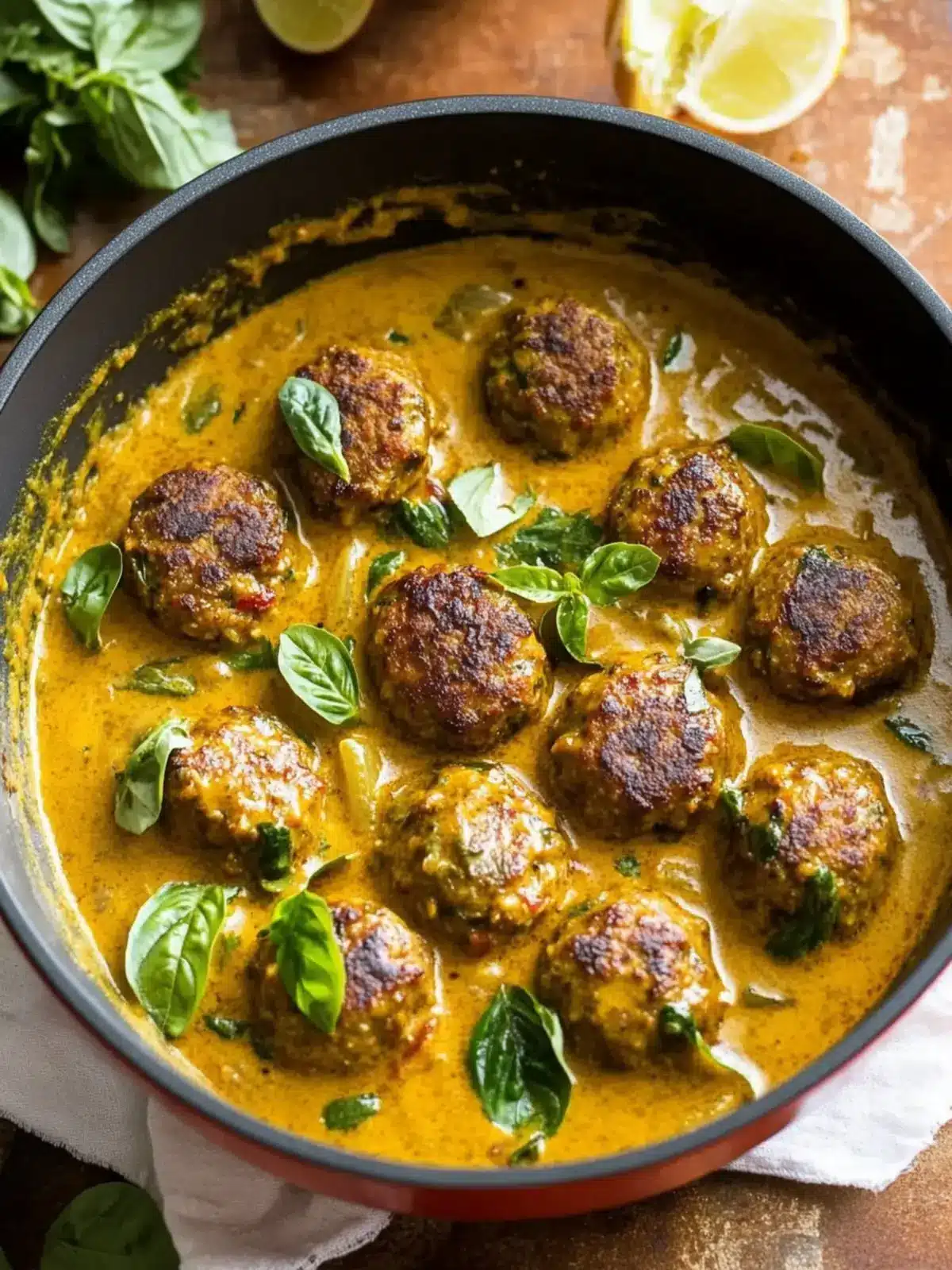 Savory Jerk Meatballs in Coconut Curry Sauce You’ll Love 4 Jerk Meatballs In Coconut Curry Sauce