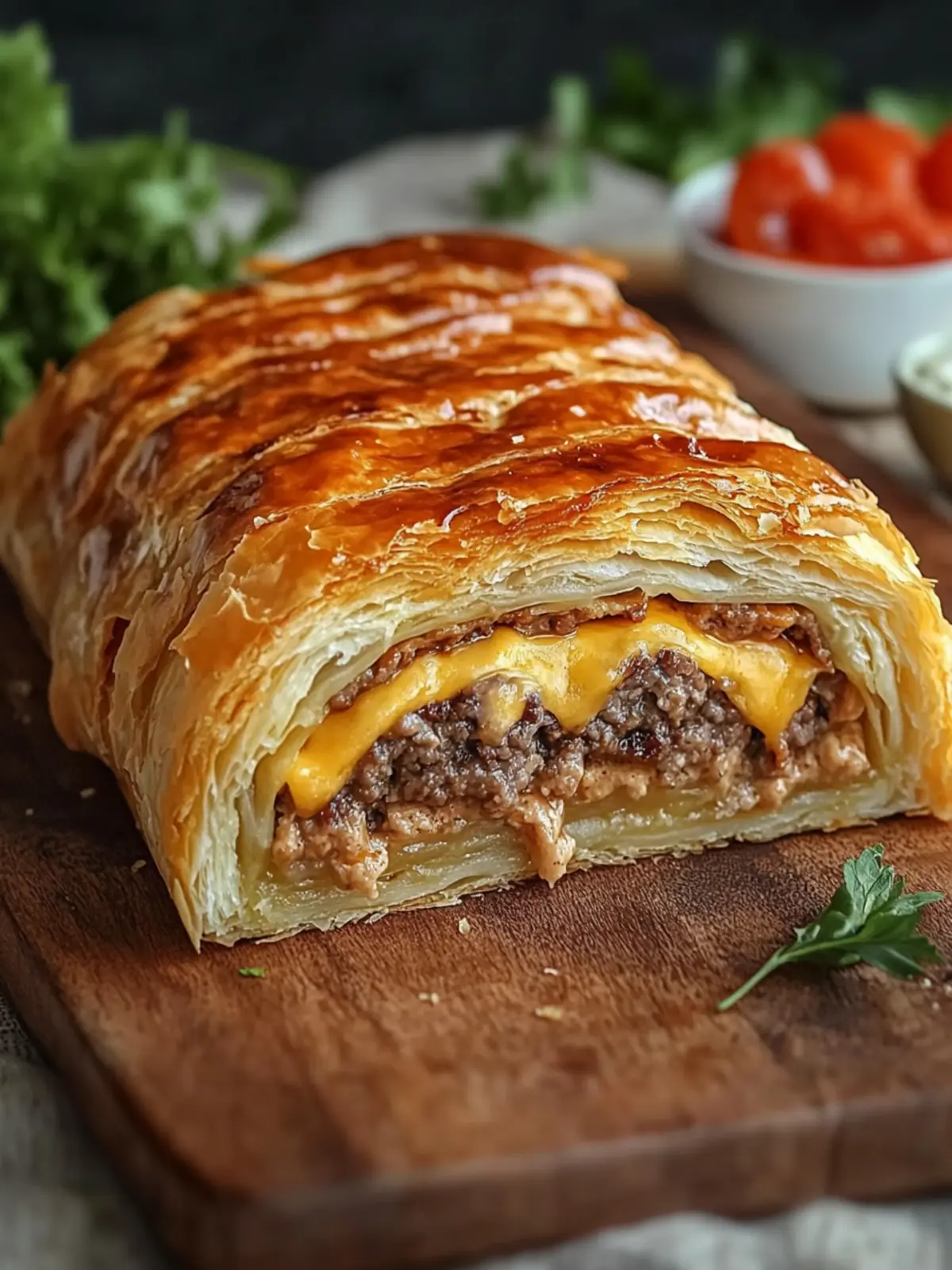 Mouthwatering Cheeseburger Wellington for Ultimate Comfort Food 2 Cheeseburger Wellington