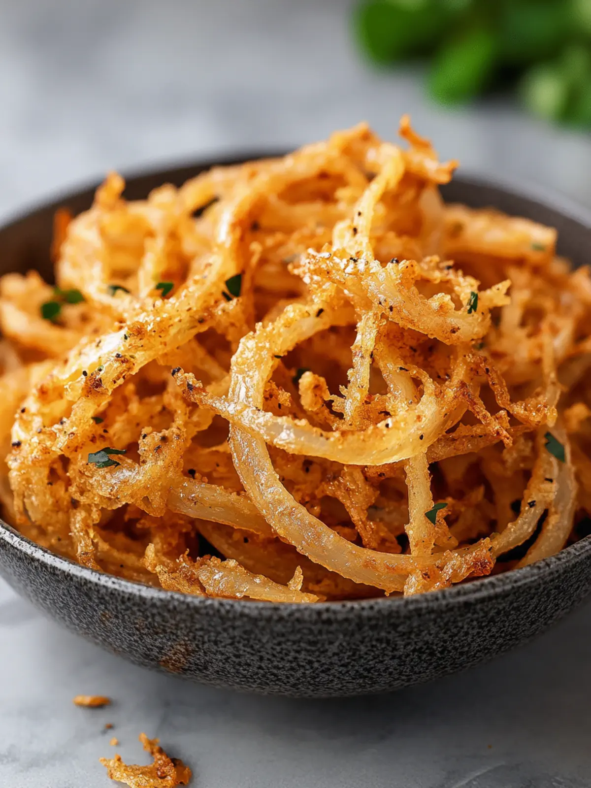 Crispy Air Fryer Onion Straws Recipe You Can't Resist 4 Air Fryer Onion Straws Recipe