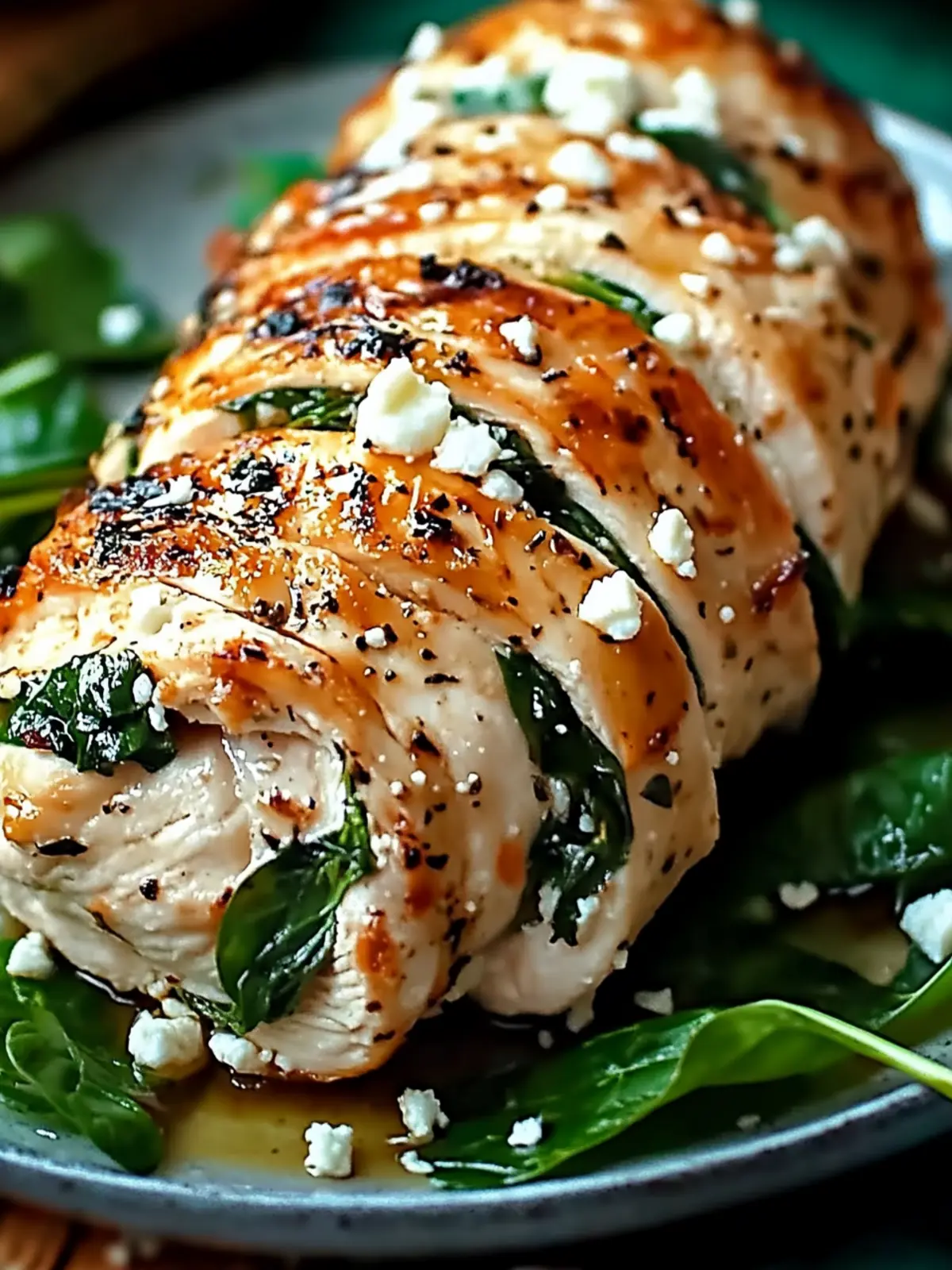 The Best Recipe for Juicy Rolled Chicken with Feta & Spinach 5 The Best Recipe for Juicy Rolled Chicken with Feta & Spinach