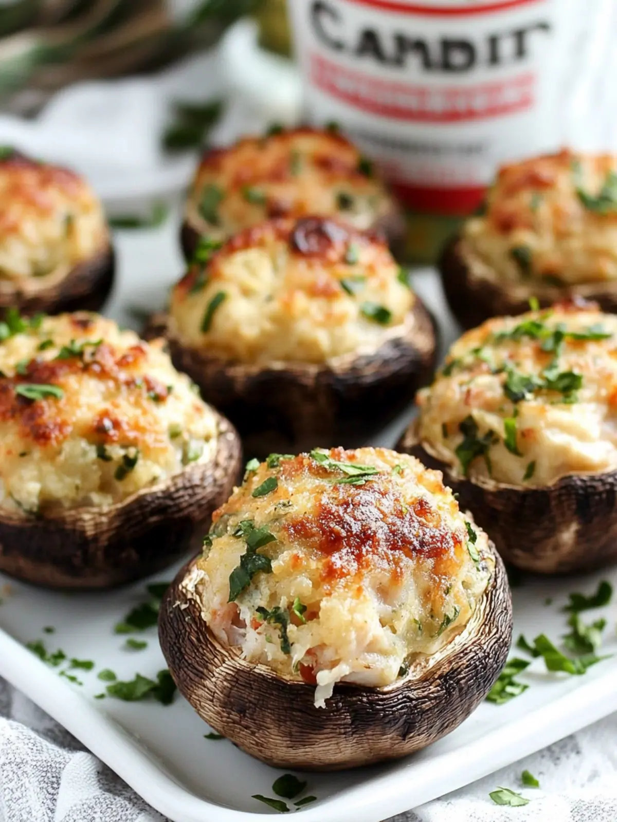 Crab Stuffed Mushrooms: A Savory Twist on Comfort Food 3 Crab Stuffed Mushrooms