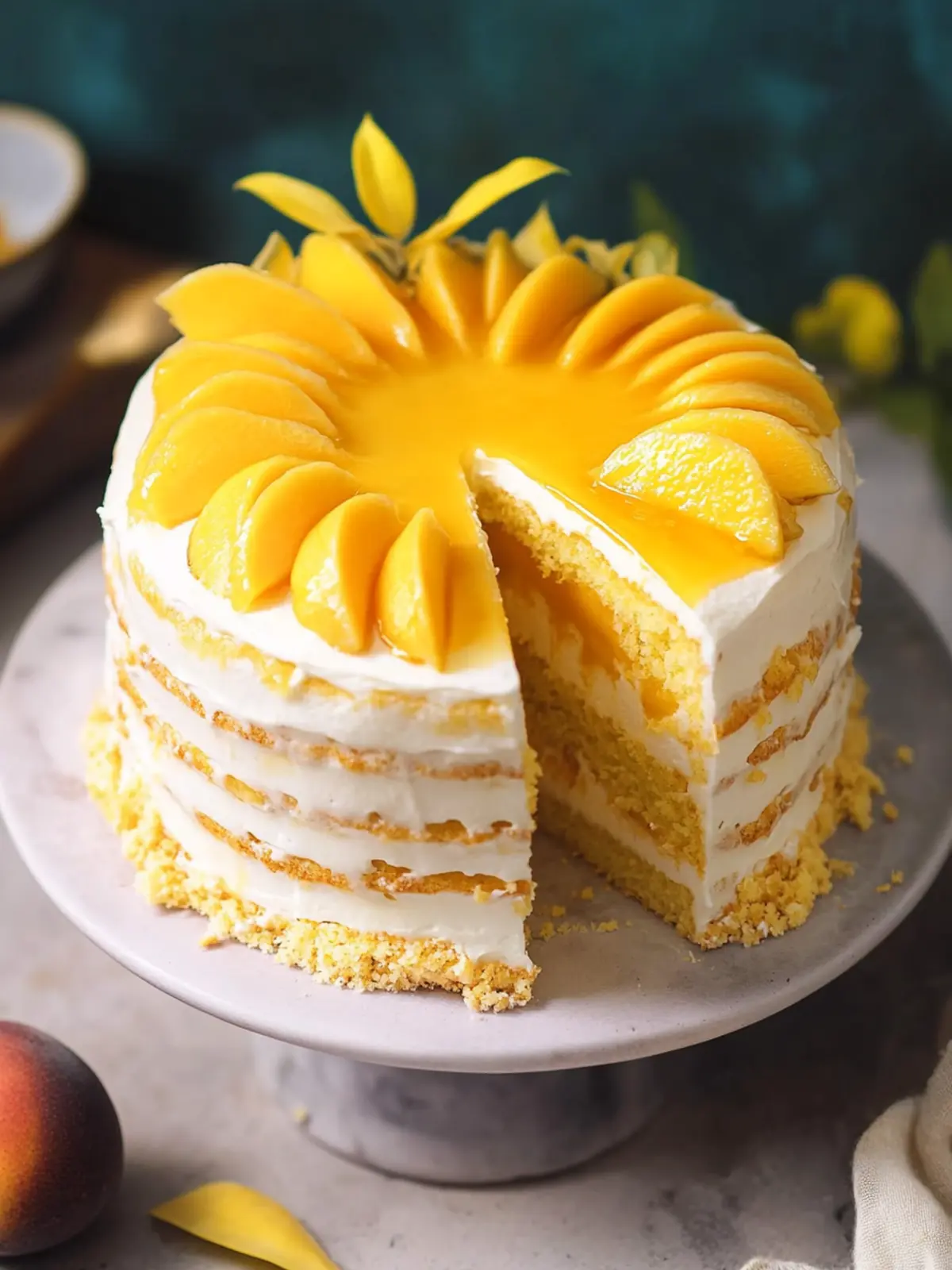 Luscious Mango Cream Chiffon Cake That Will Wow Your Guests 4 Mango Cream Chiffon Cake