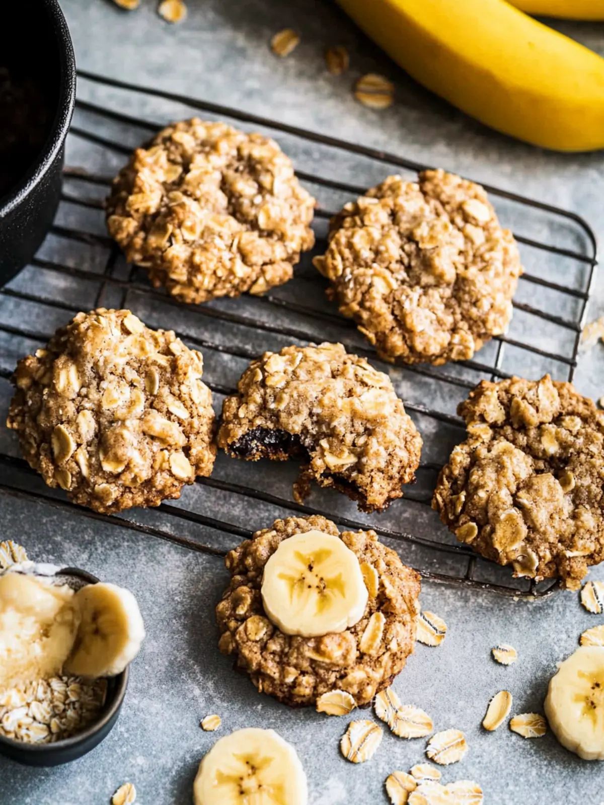 Delicious Banana Oatmeal Cookies That Will Brighten Your Day 5 Banana Oatmeal Cookies