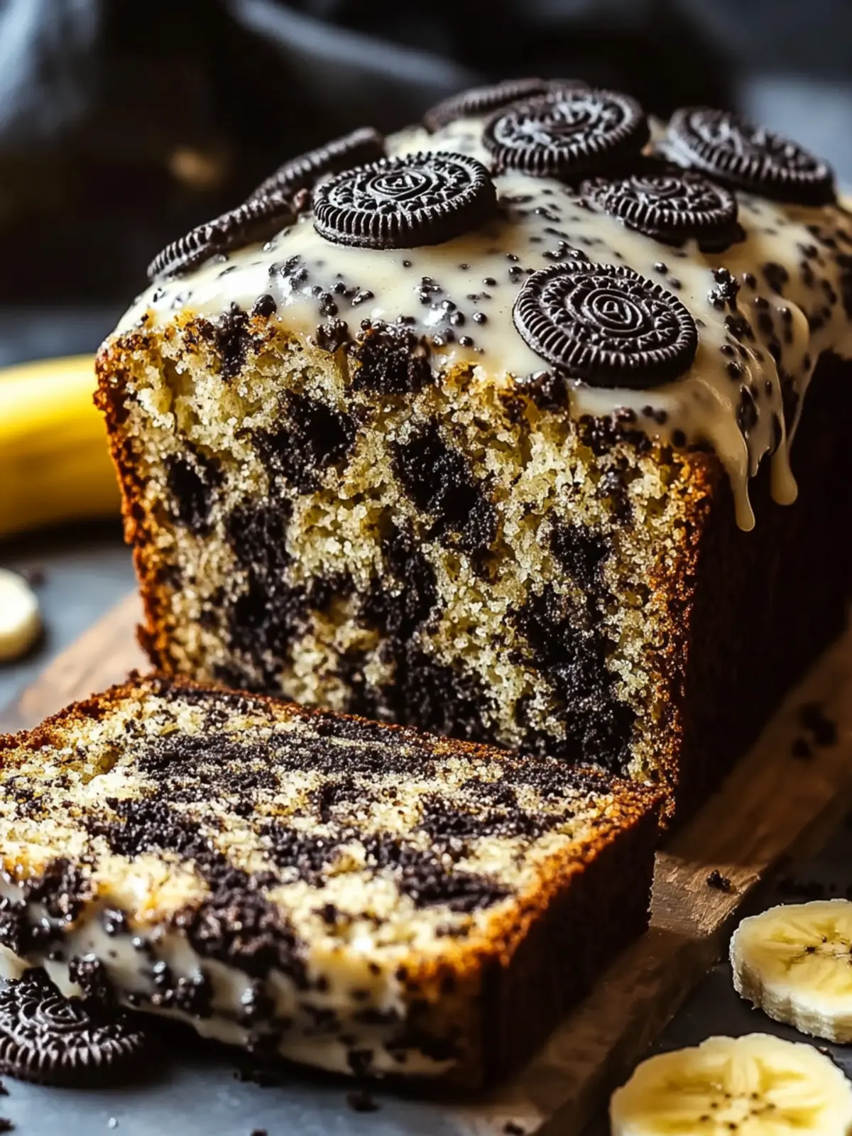 Delicious Oreo Banana Bread You Can't Resist! 3 Oreo Banana Bread