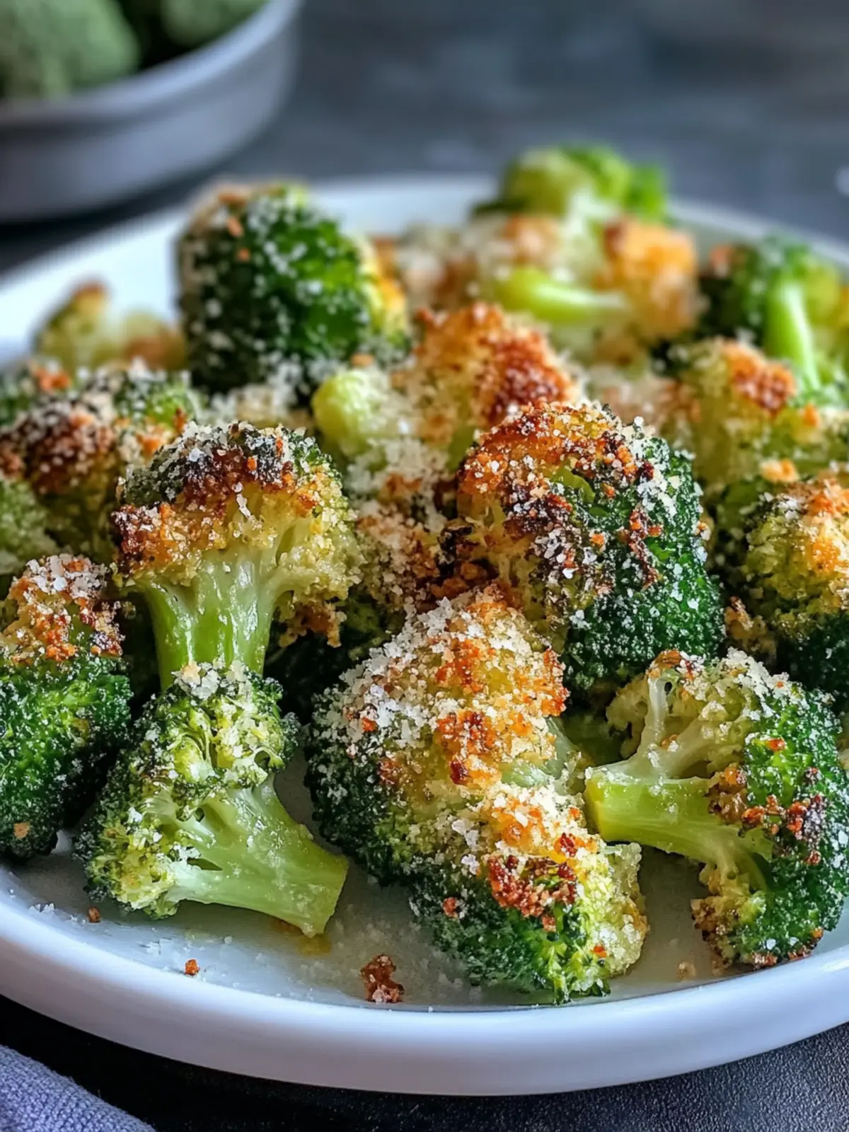 Crispy Air Fryer Garlic Parmesan Broccoli Everyone Will Love 4 Air Fryer Garlic Parmesan Broccoli