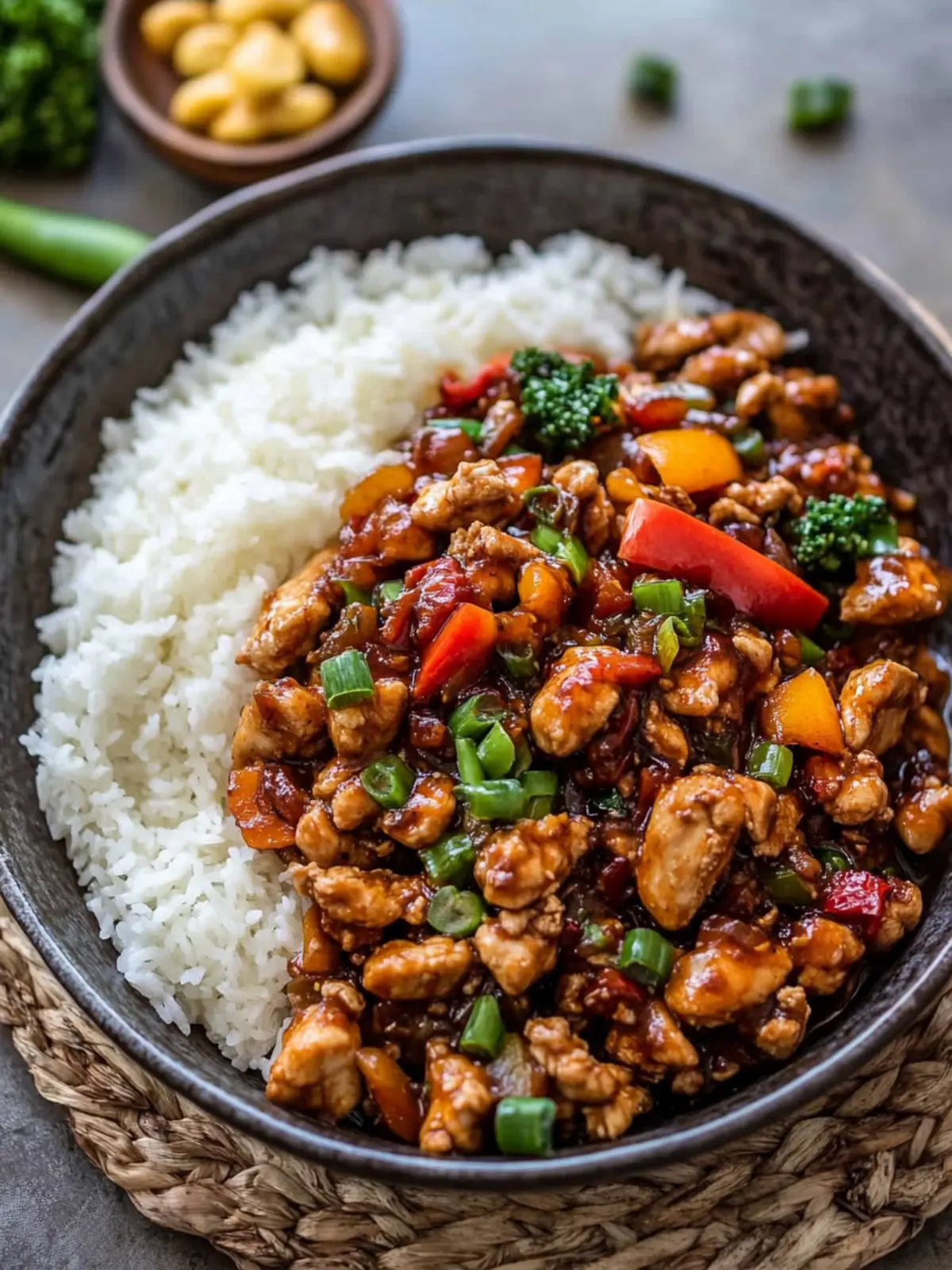 Savory Ground Kung Pao Chicken in Just One Pan! 5 Ground Kung Pao Chicken (1 Pan!)
