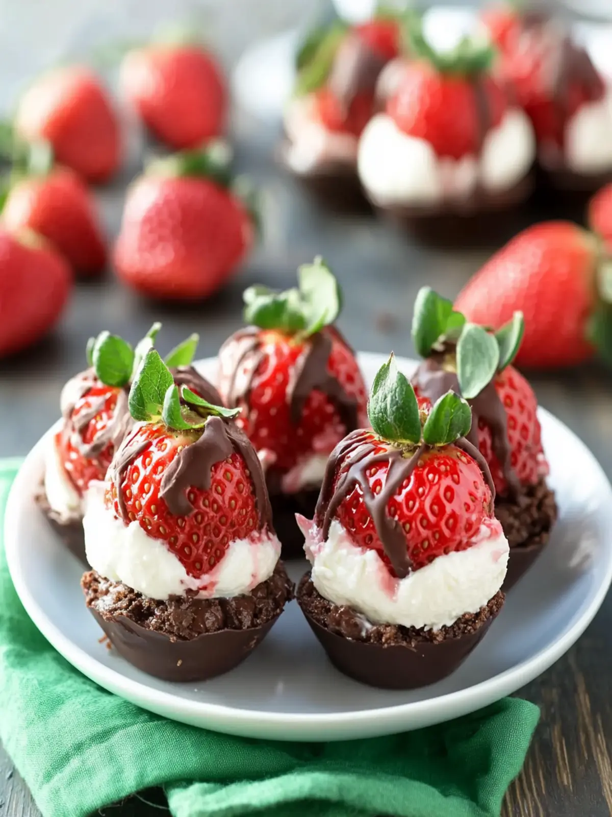 Decadent Chocolate Cheesecake Stuffed Strawberries You’ll Love 3 Chocolate Cheesecake Stuffed Strawberries