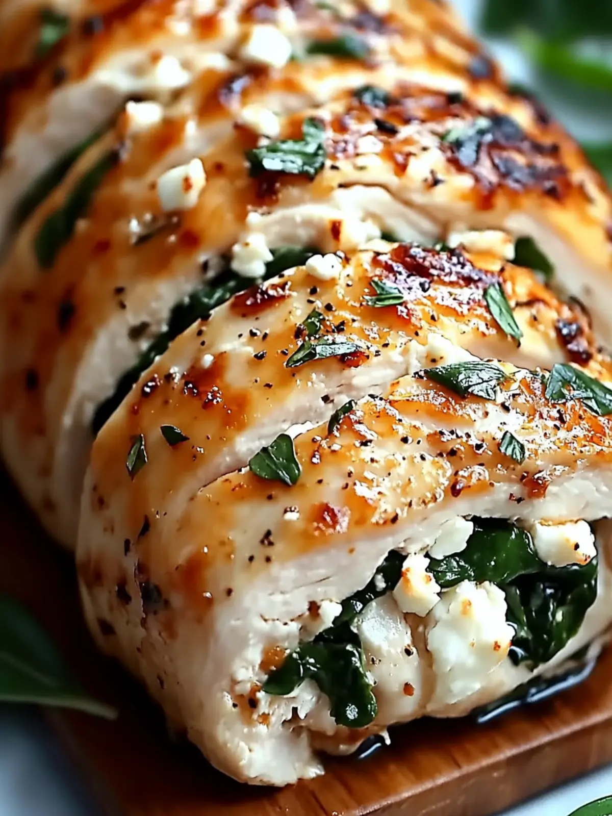 The Best Recipe for Juicy Rolled Chicken with Feta & Spinach 3 The Best Recipe for Juicy Rolled Chicken with Feta & Spinach