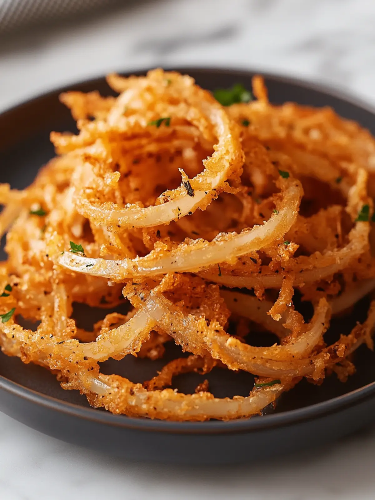 Crispy Air Fryer Onion Straws Recipe You Can't Resist 5 Air Fryer Onion Straws Recipe