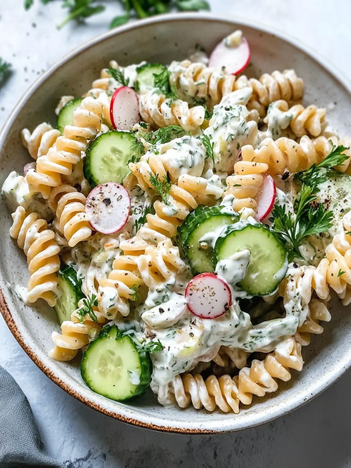 High Protein Tzatziki Pasta Salad That Rocks Your Taste Buds 4 High Protein Tzatziki Pasta Salad Recipe