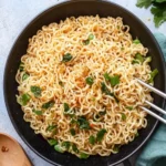Savory Garlic Butter Ramen Noodles in Just 11 Minutes 9 Garlic butter Ramen Noodles