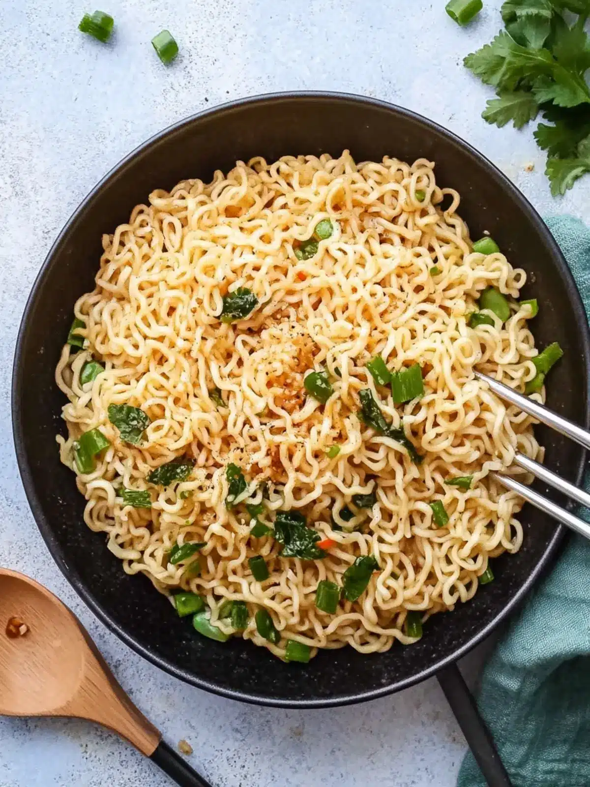 Savory Garlic Butter Ramen Noodles in Just 11 Minutes 5 Garlic butter Ramen Noodles