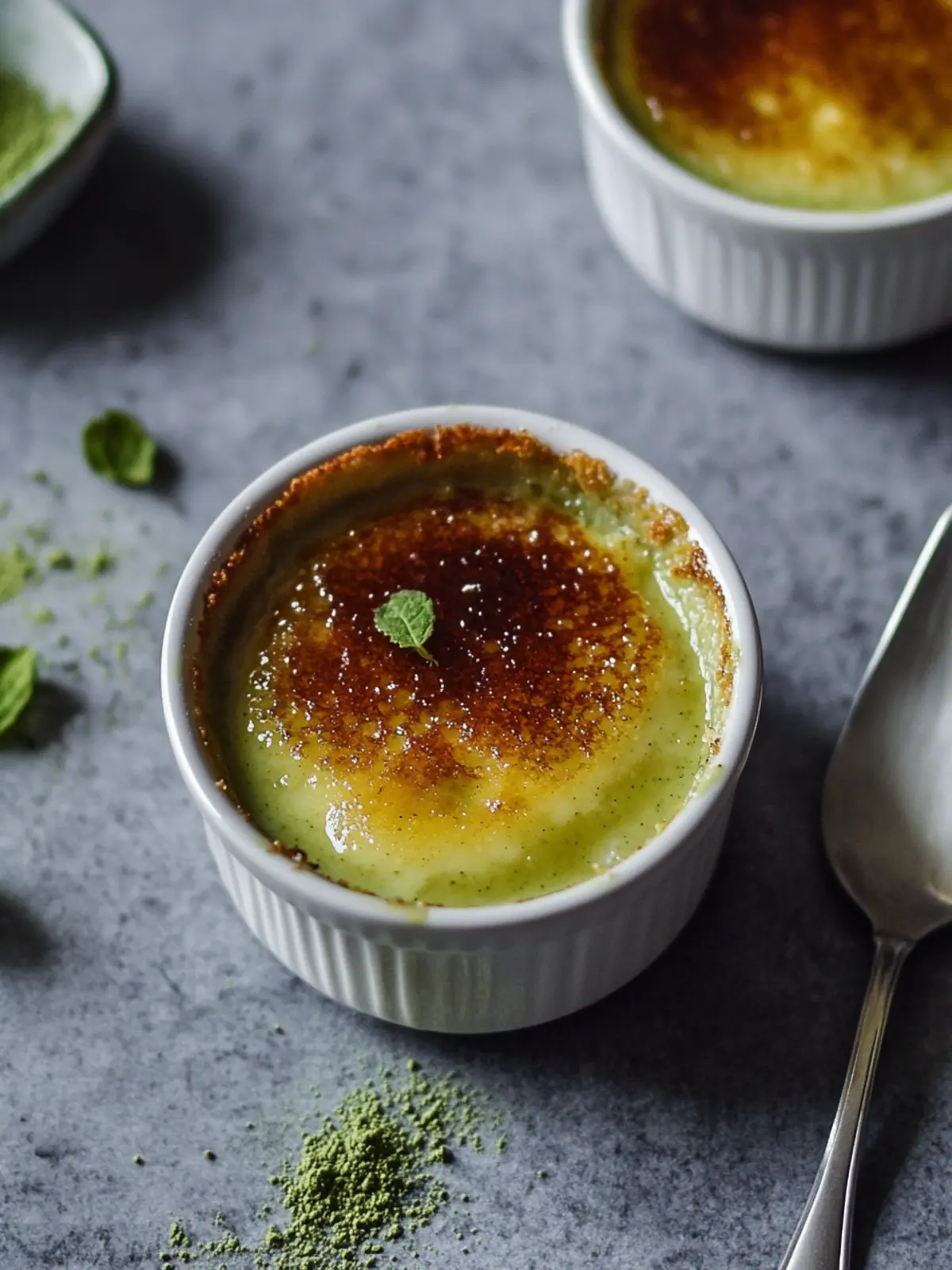 Decadent Matcha Creme Brulee to Elevate Your Dessert Game 2 Matcha Creme Brulee