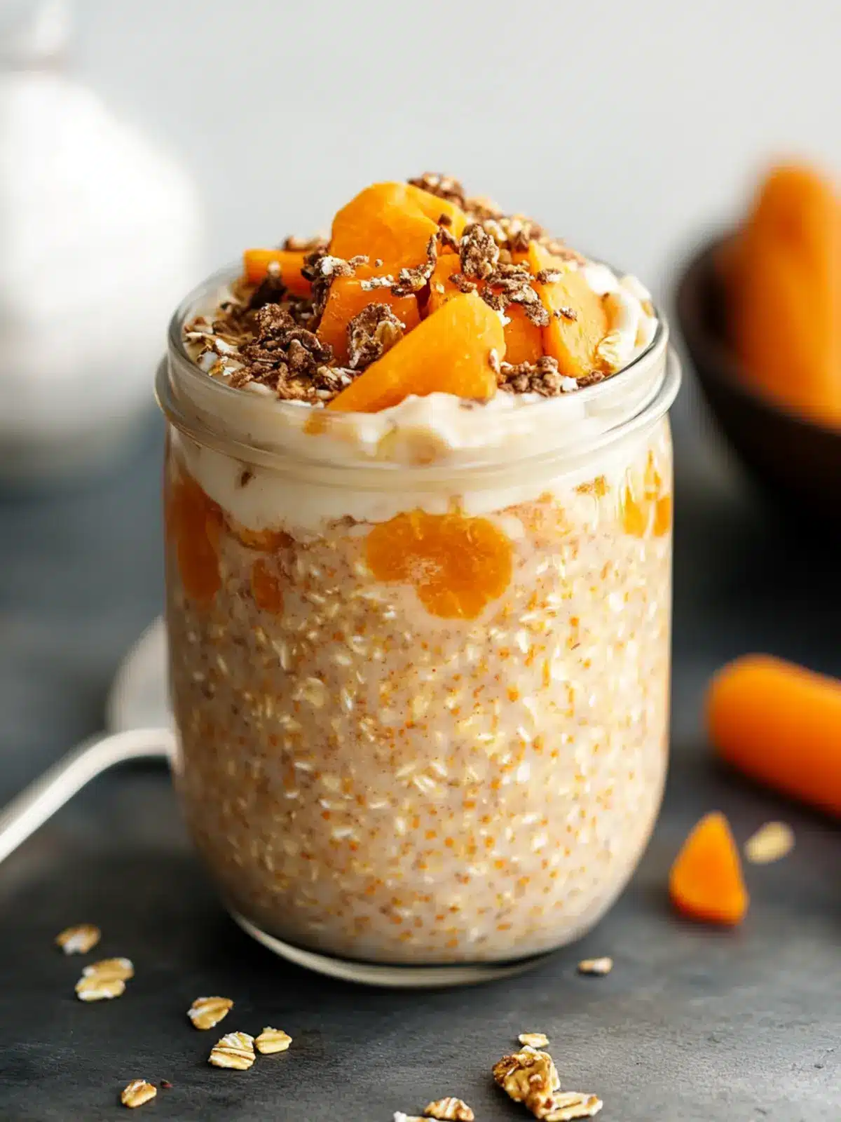 Delicious Carrot Cake Overnight Oats for a Energizing Start 5 Carrot Cake Overnight Oats