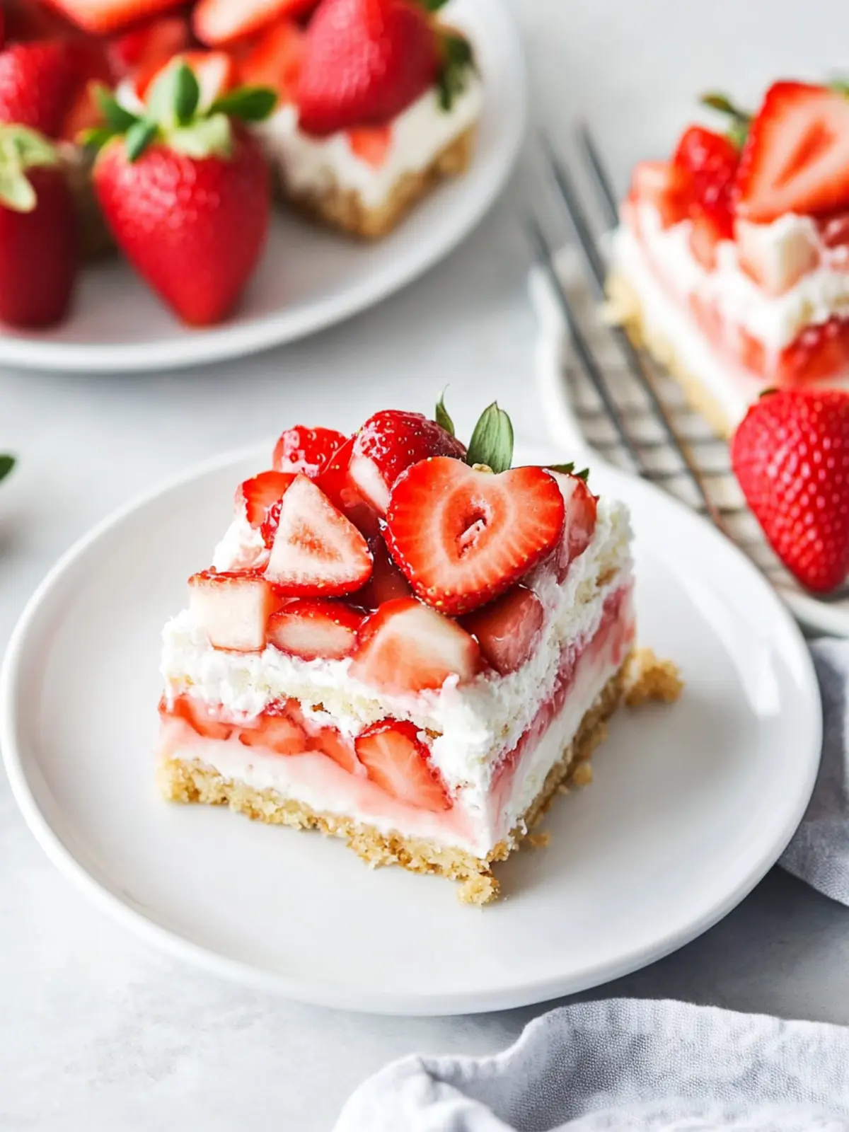 Delicious Strawberry Shortcake Bars for Sweet Summer Joy 2 Strawberry Shortcake Bars
