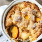 Easy 3 Ingredient Peach Cobbler W/ Cake Mix for Cozy Nights 8 3 Ingredient Peach Cobbler (W/ Cake Mix)