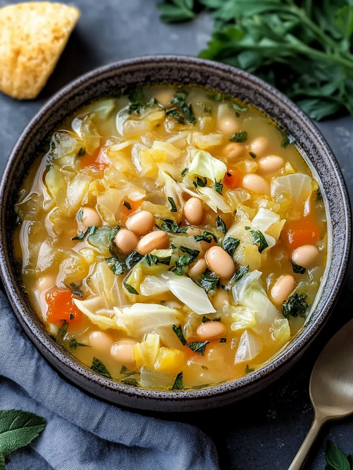 Cozy Cabbage and Bean Soup to Beat Fast Food Boredom 5 Cabbage and Bean Soup