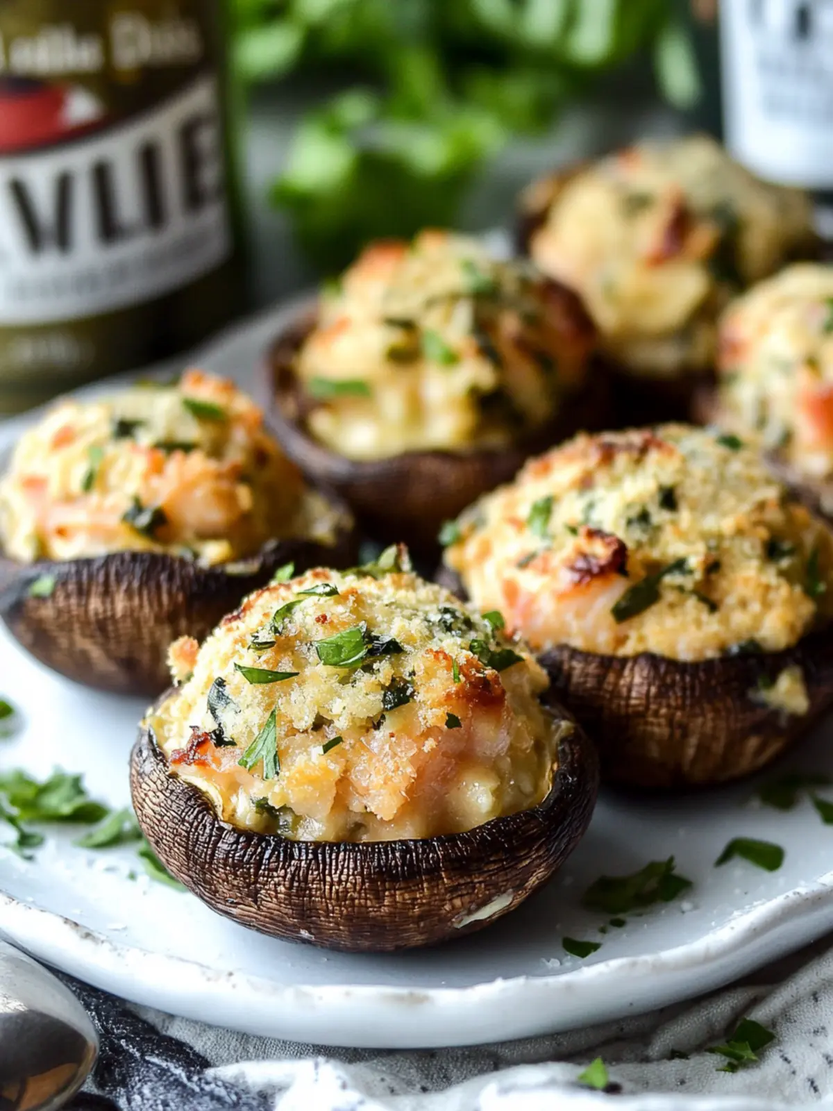 Crab Stuffed Mushrooms: A Savory Twist on Comfort Food 2 Crab Stuffed Mushrooms