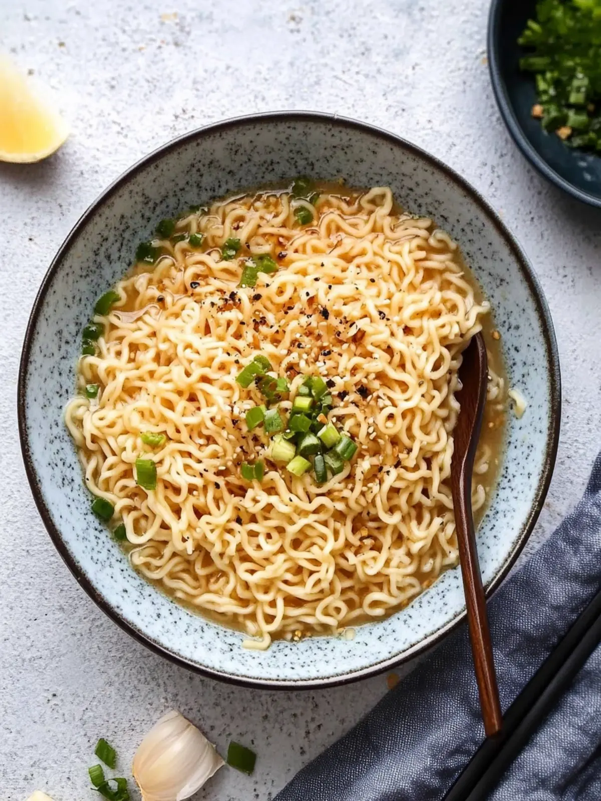 Savory Garlic Butter Ramen Noodles in Just 11 Minutes 4 Garlic butter Ramen Noodles
