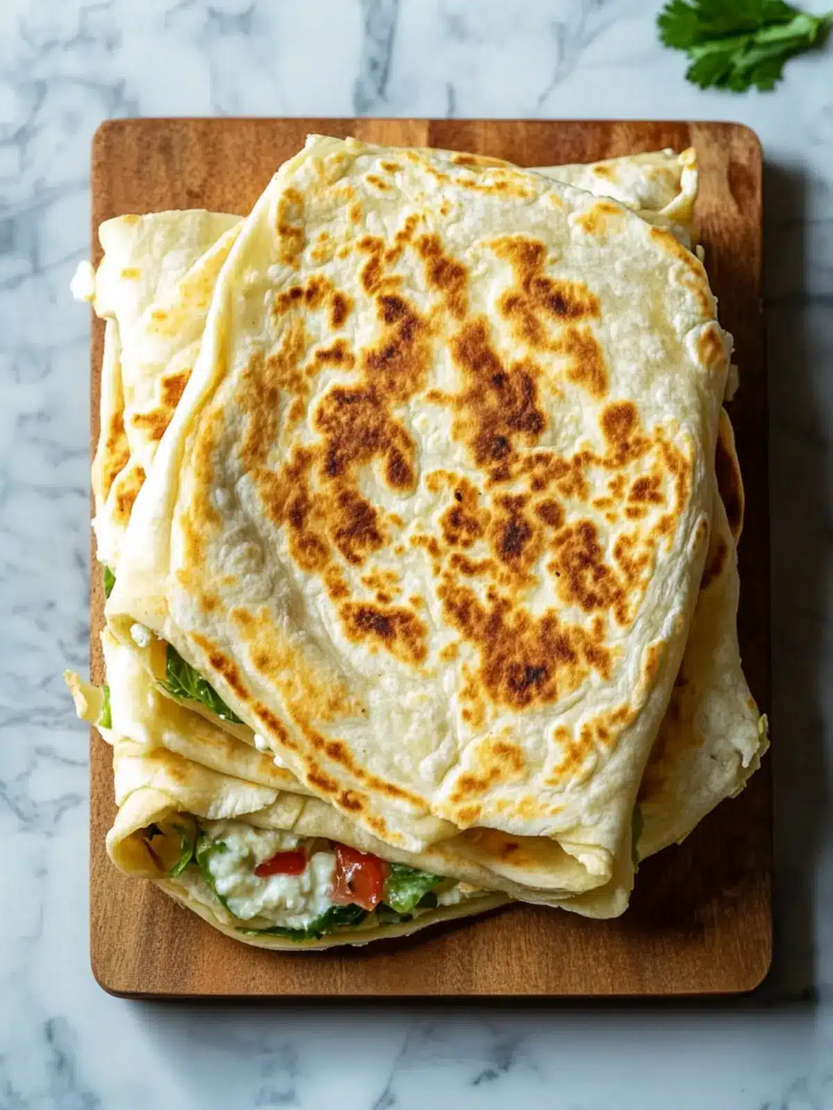 Delicious 2-Ingredient Cottage Cheese Wraps with My Top Fillings 2 2-Ingredient Cottage Cheese Wraps (+ My Favorite Filling Combo)
