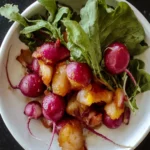 Loaded Roasted Radishes with Cheese and Bacon Bliss 7 Loaded Roasted Radishes