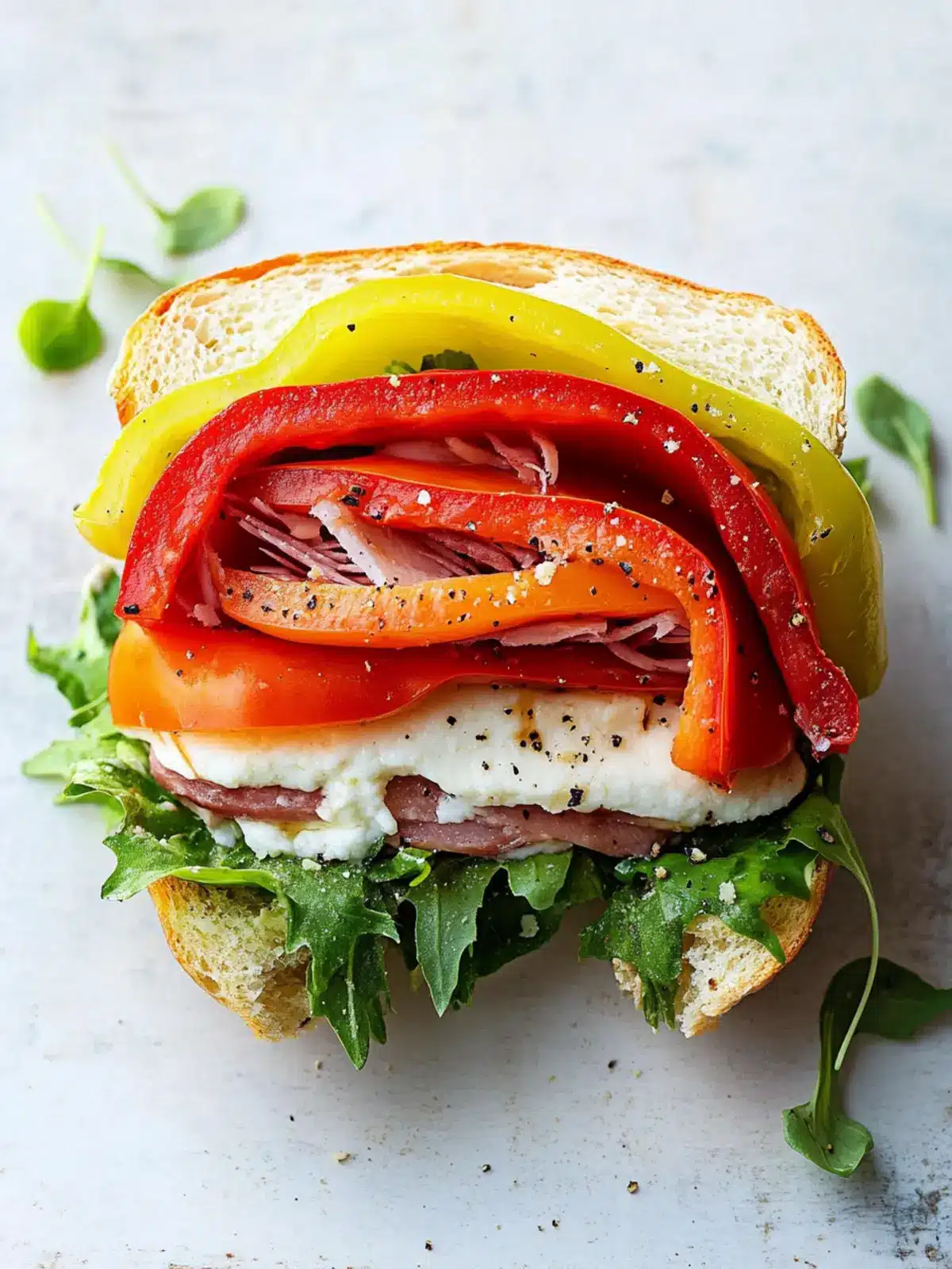 Delicious Bell Pepper Sandwich in Just 5 Minutes 3 Bell Pepper Sandwich