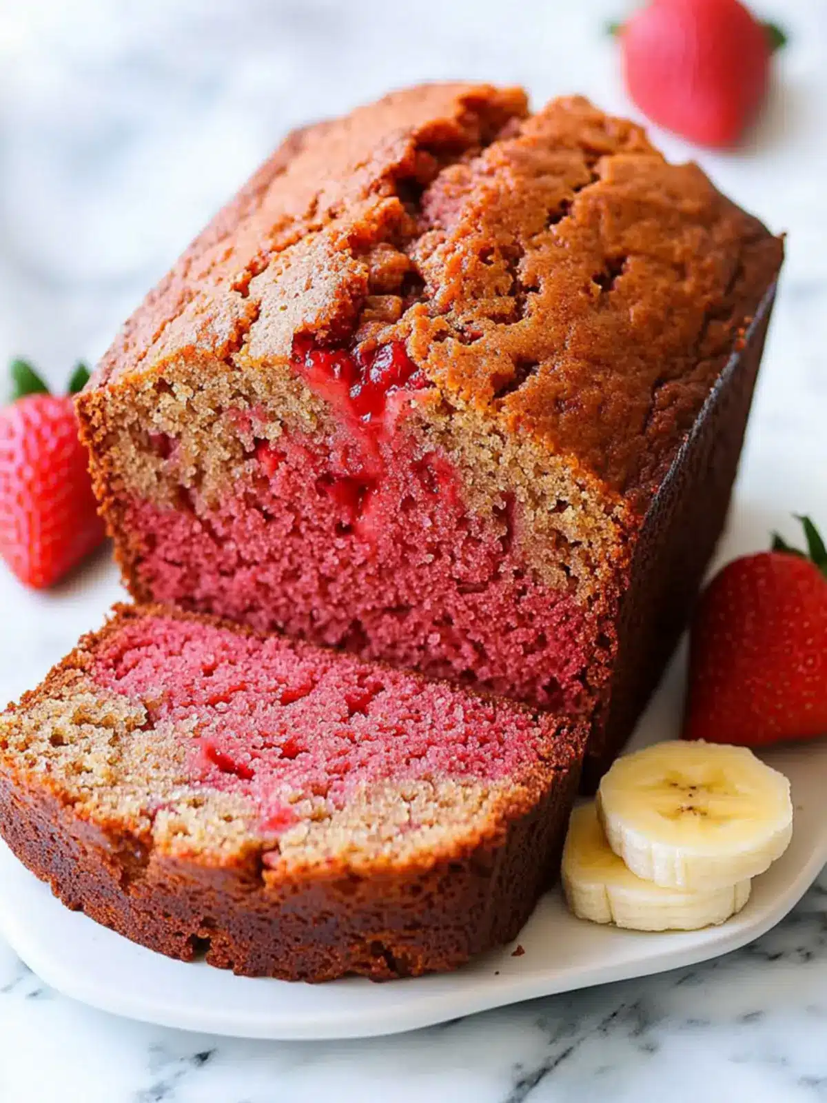 Super Moist Strawberry Banana Bread for Blissful Mornings 3 Super Moist Strawberry Banana Bread