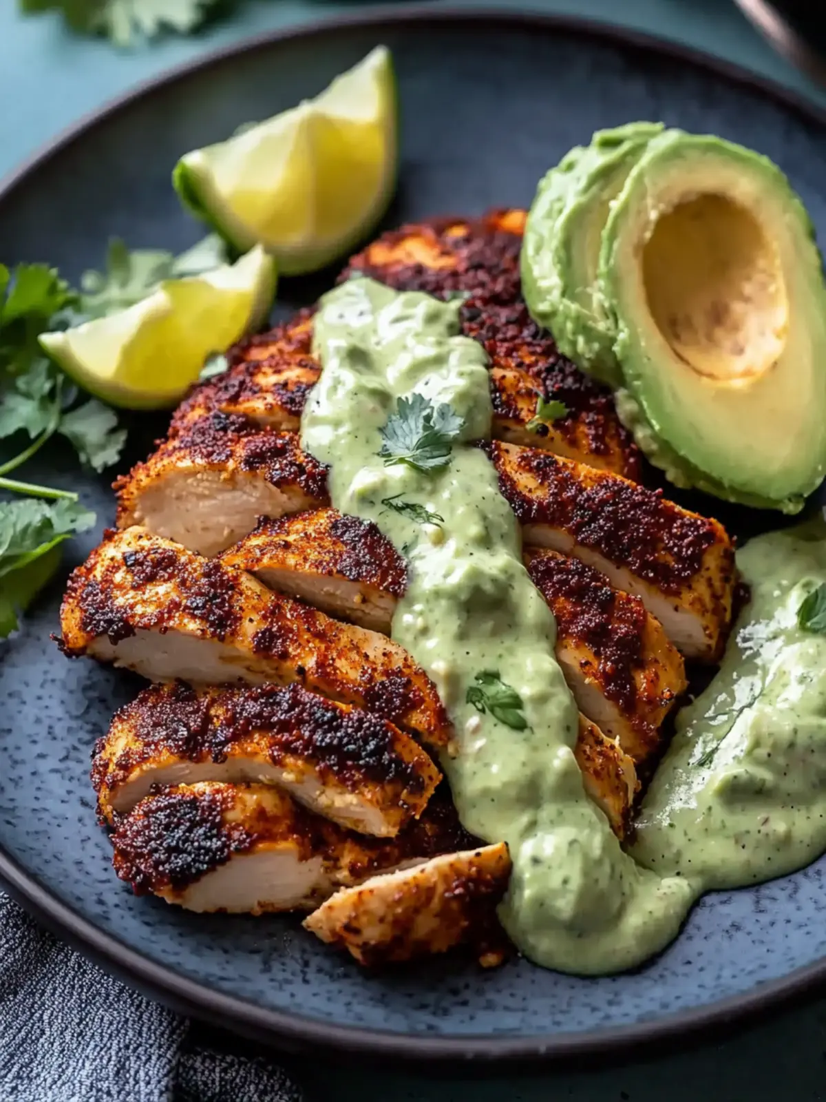 Savor Blackened Chicken with Avocado Cream Sauce Tonight 5 Blackened Chicken with Avocado Cream Sauce