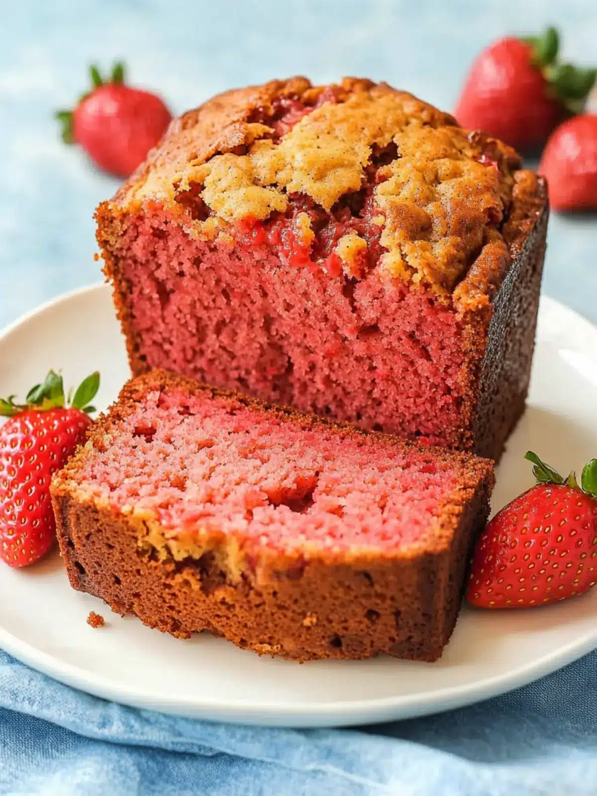 Super Moist Strawberry Banana Bread for Blissful Mornings 4 Super Moist Strawberry Banana Bread