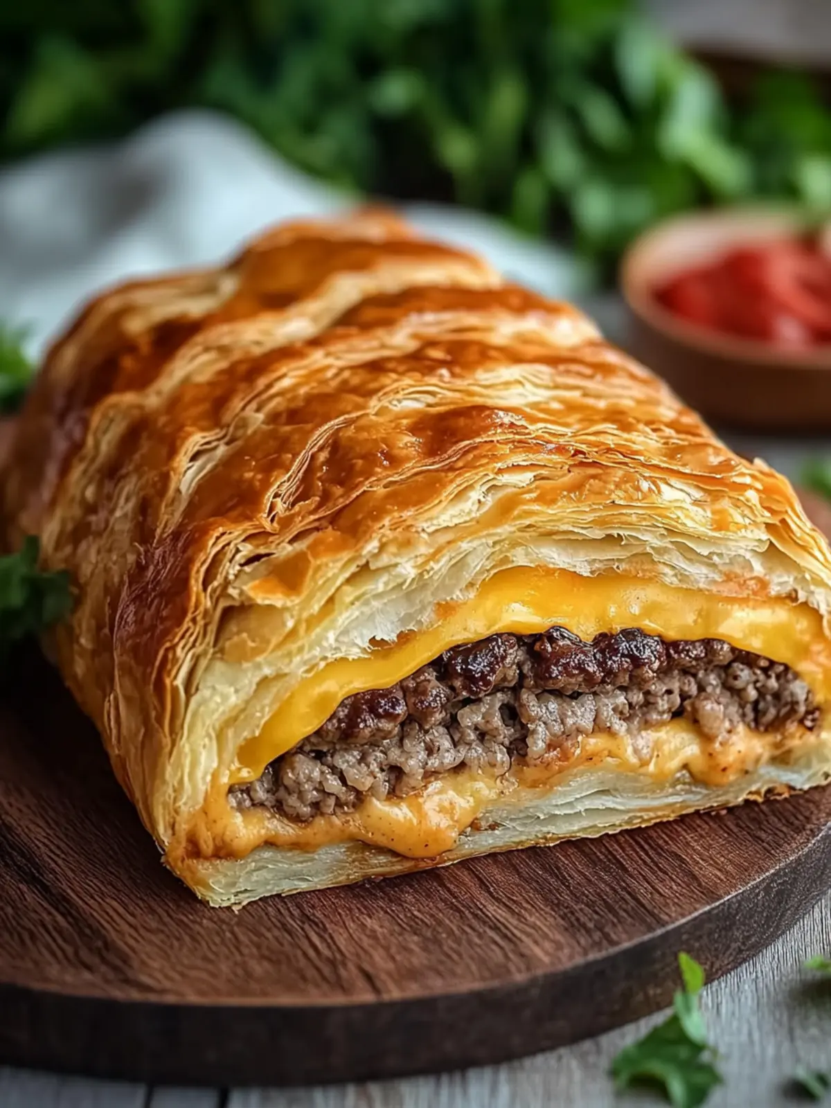 Mouthwatering Cheeseburger Wellington for Ultimate Comfort Food 5 Cheeseburger Wellington