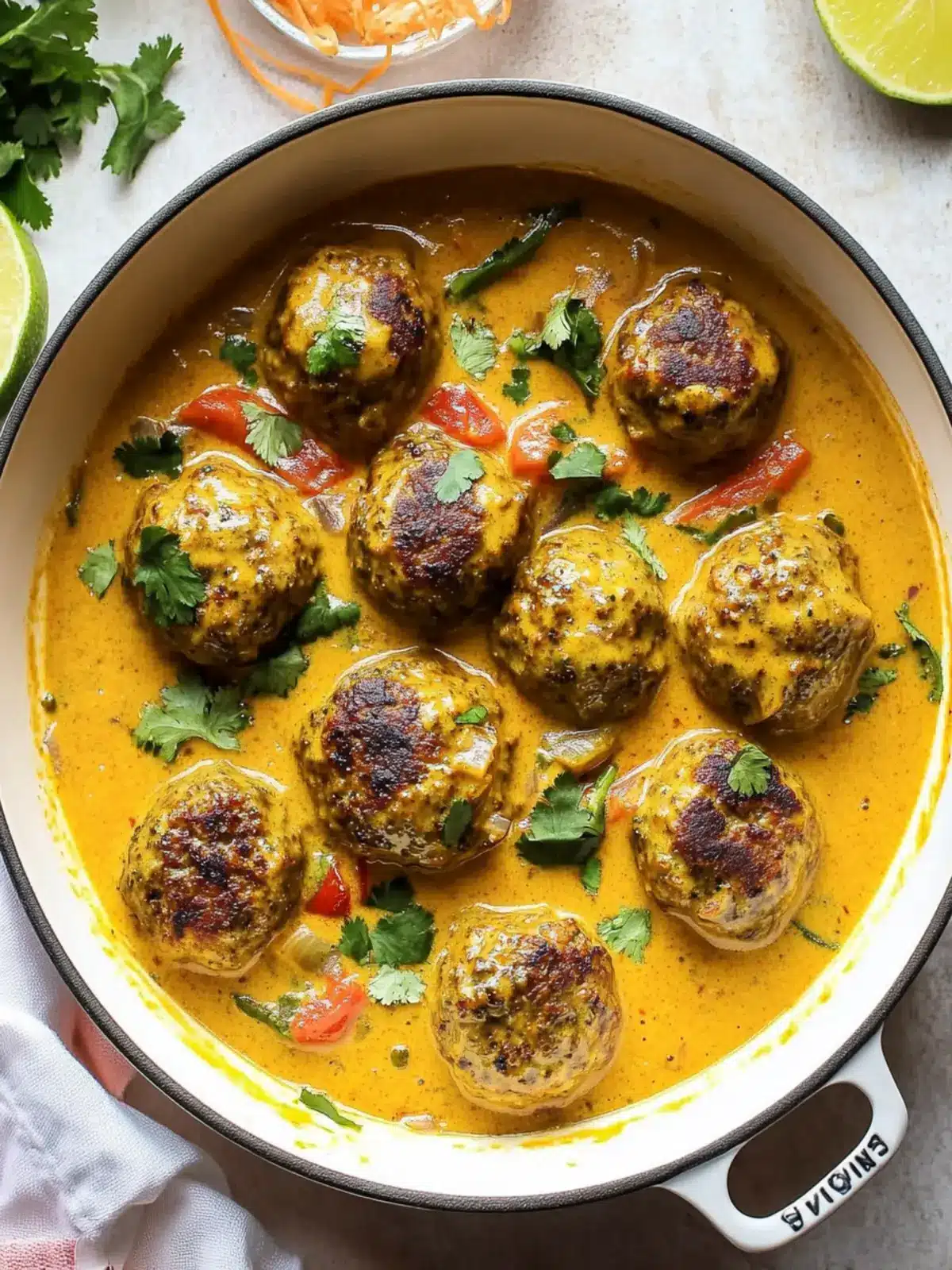 Savory Jerk Meatballs in Coconut Curry Sauce You’ll Love 3 Jerk Meatballs In Coconut Curry Sauce