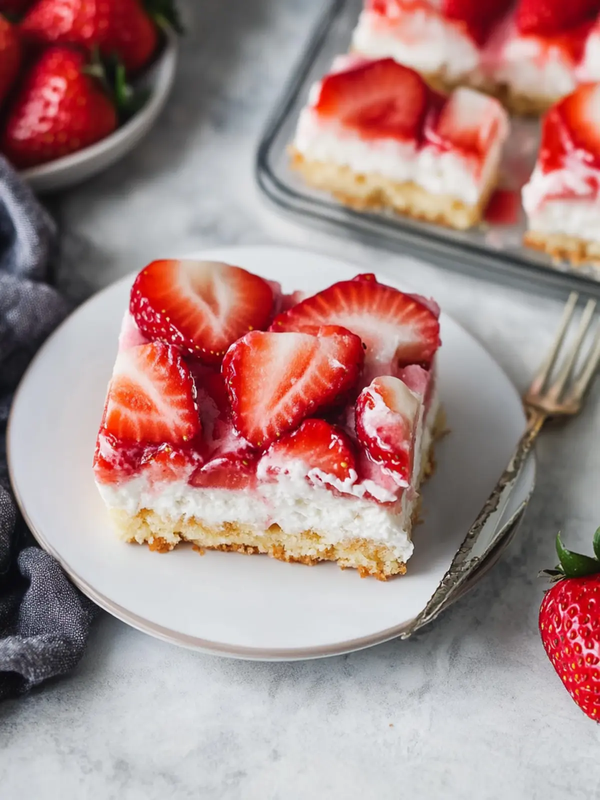 Delicious Strawberry Shortcake Bars for Sweet Summer Joy 3 Strawberry Shortcake Bars