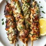 Irresistible Garlic Parmesan Chicken Skewers for Easy Dinners 6 Garlic Parmesan Chicken Skewers