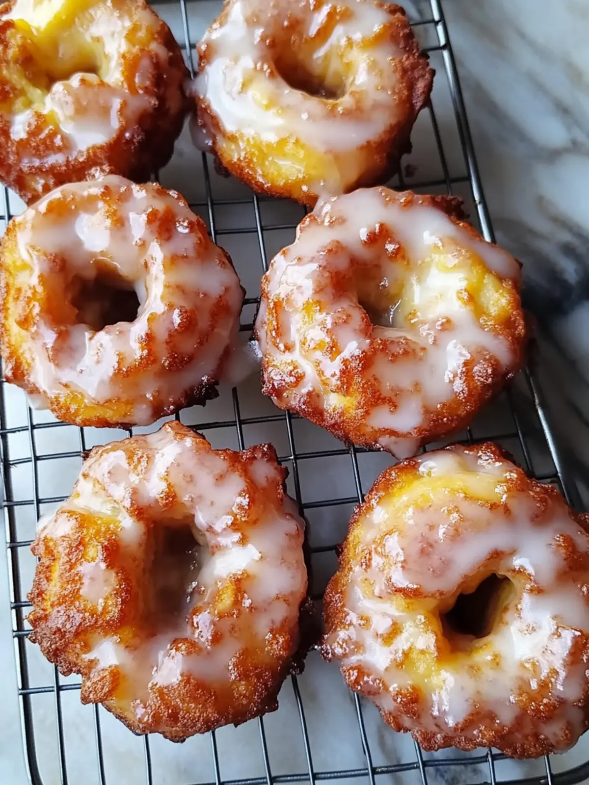 Delicious Baked Apple Fritters with Glaze for Guilt-Free Indulgence 3 Baked Apple Fritters with Glaze