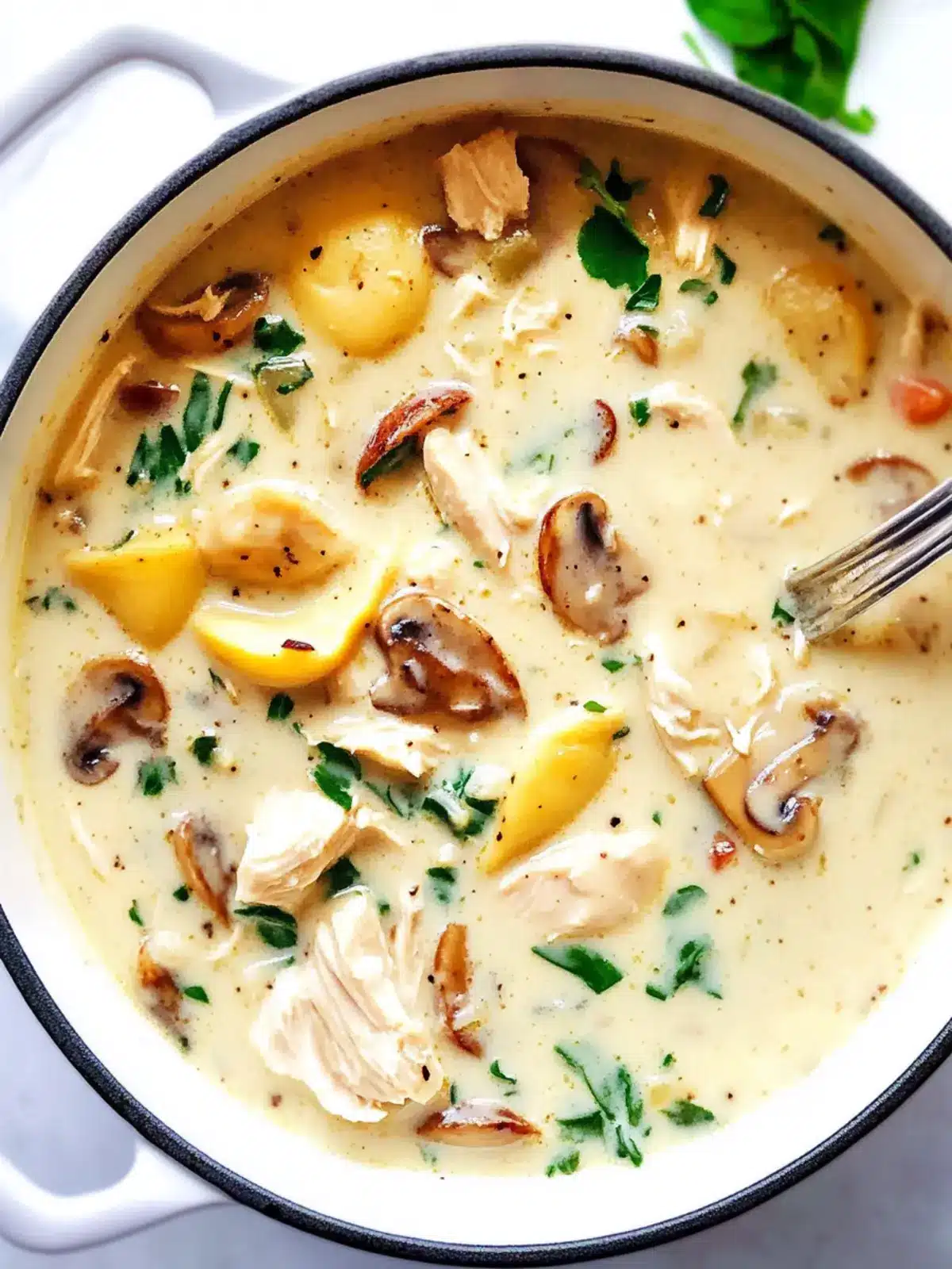 Irresistibly Creamy Chicken Marsala Soup to Warm Your Soul 3 Creamy Chicken Marsala Soup