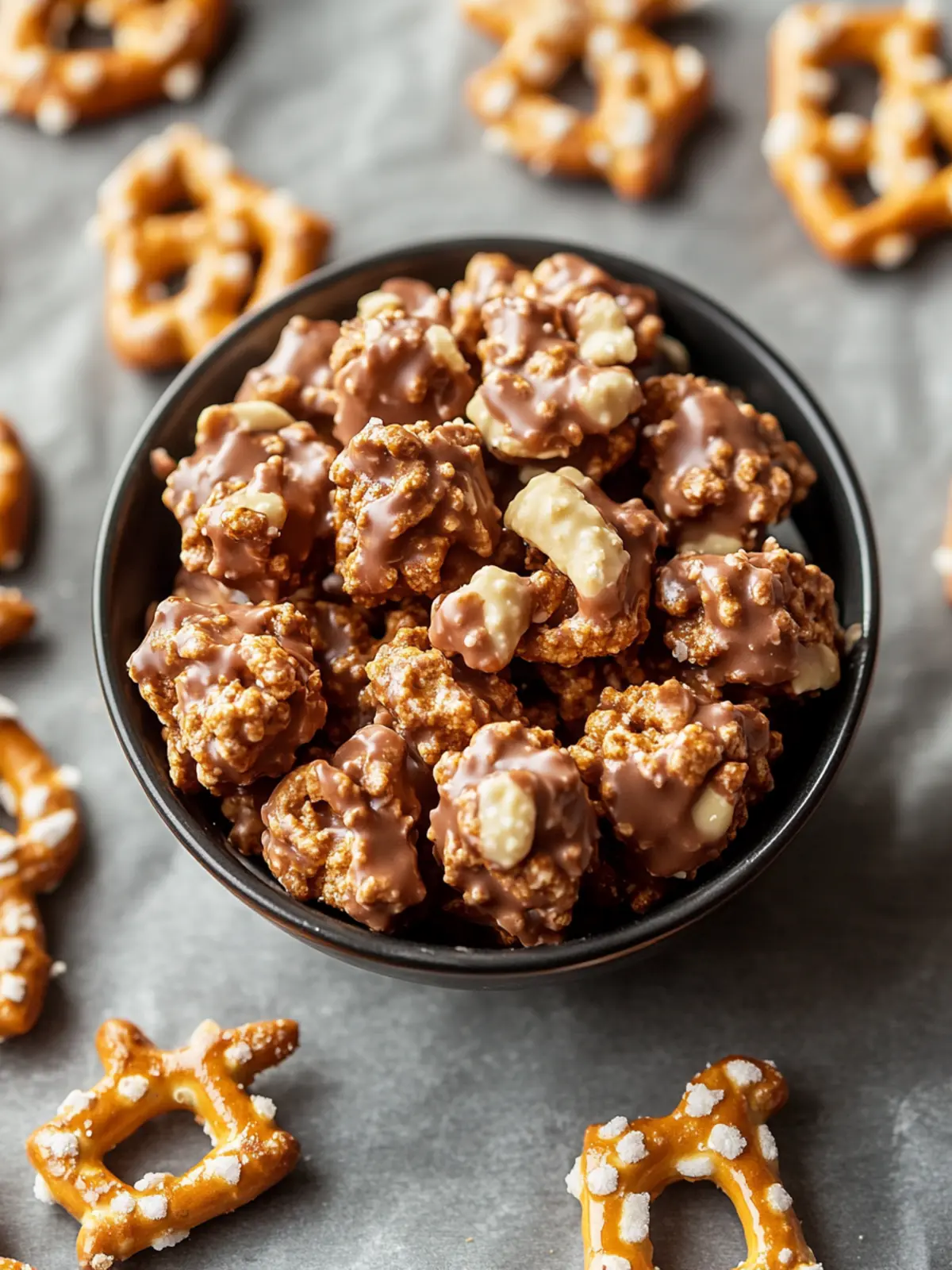 Easy No-Bake Peanut Butter Pretzel Clusters You’ll Love 4 No-Bake Peanut Butter Pretzel Clusters