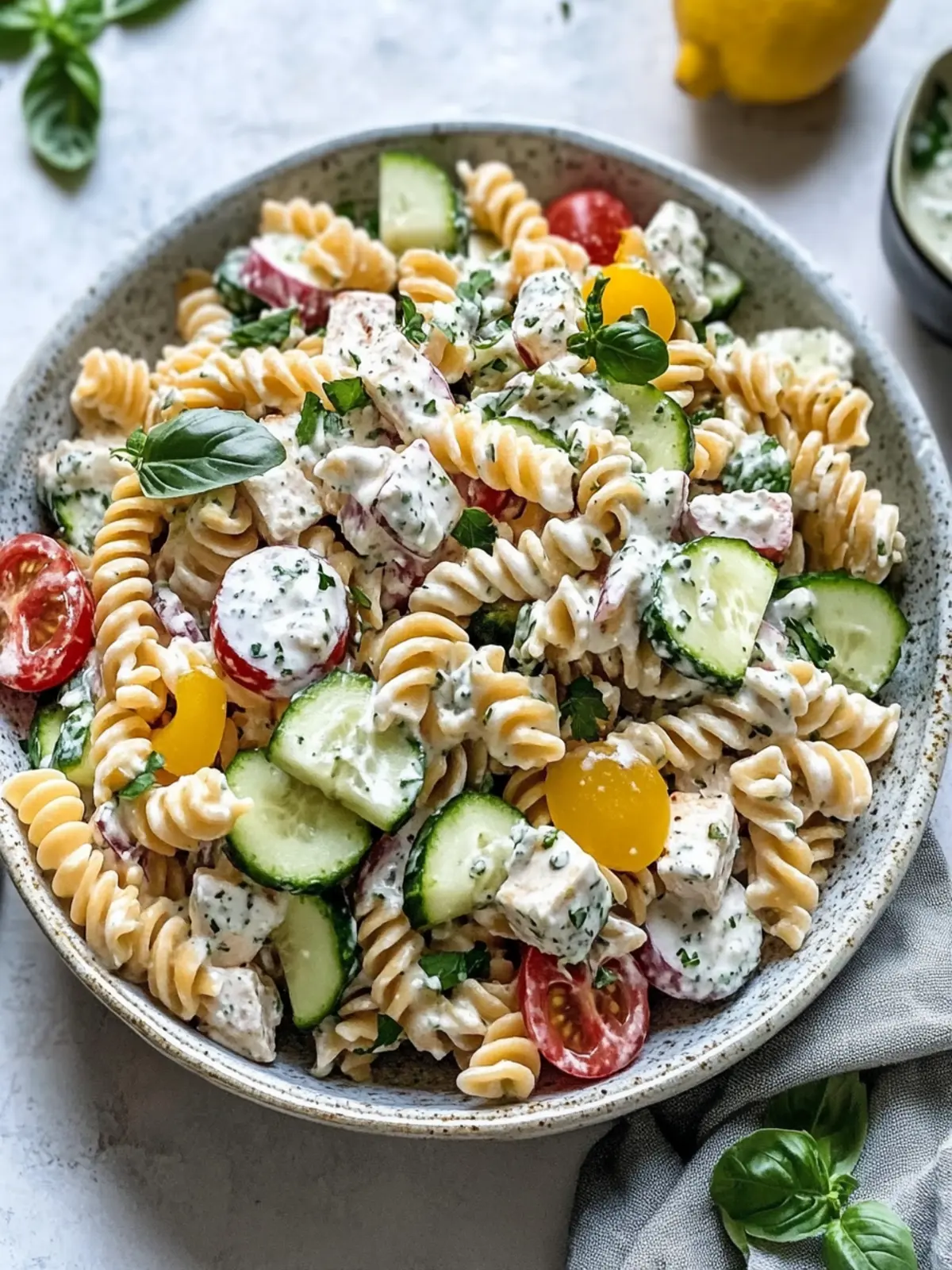 High Protein Tzatziki Pasta Salad That Rocks Your Taste Buds 5 High Protein Tzatziki Pasta Salad Recipe