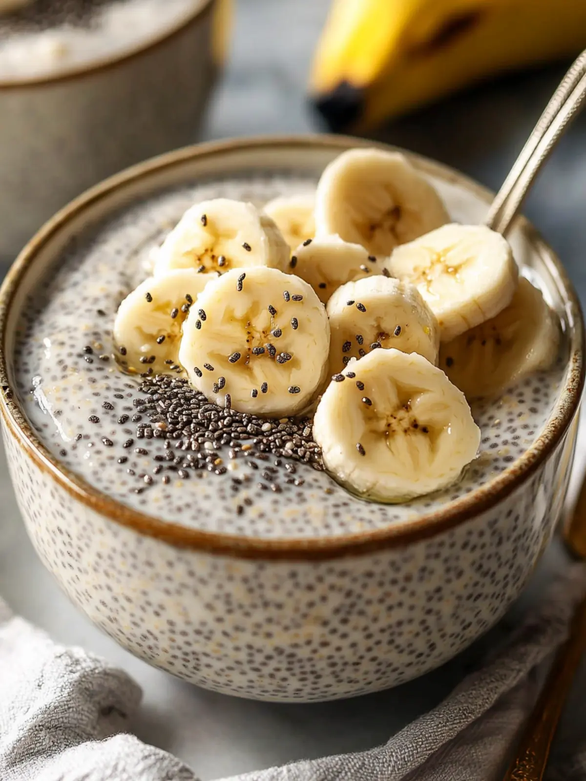 Creamy Banana Chia Pudding with Greek Yogurt for Blissful Indulgence 4 Creamy Banana Chia Pudding with Greek Yogurt