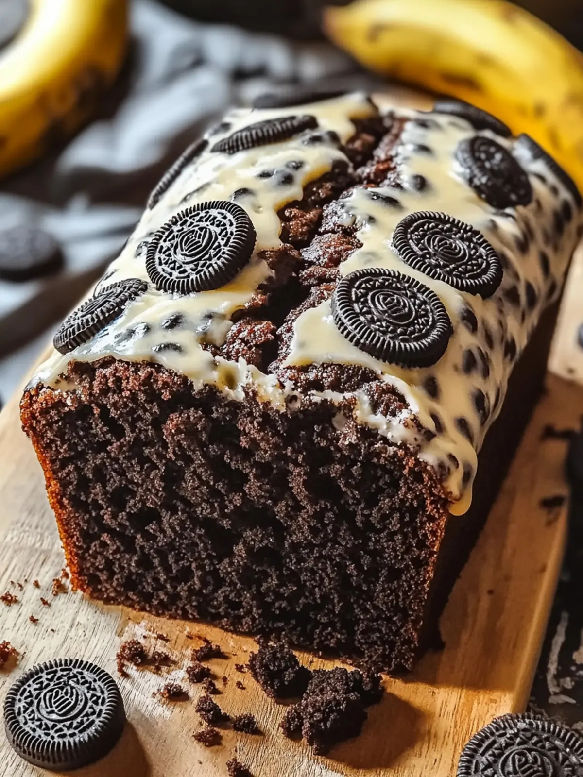 Delicious Oreo Banana Bread You Can't Resist! 4 Oreo Banana Bread