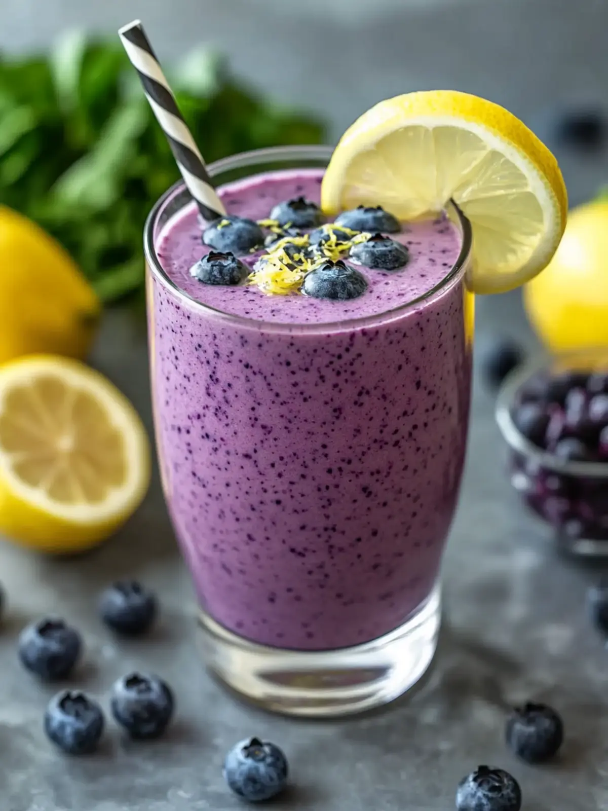 Revitalize Your Day with an Anti-Inflammatory Lemon Blueberry Smoothie 2 Anti-Inflammatory Lemon Blueberry Smoothie
