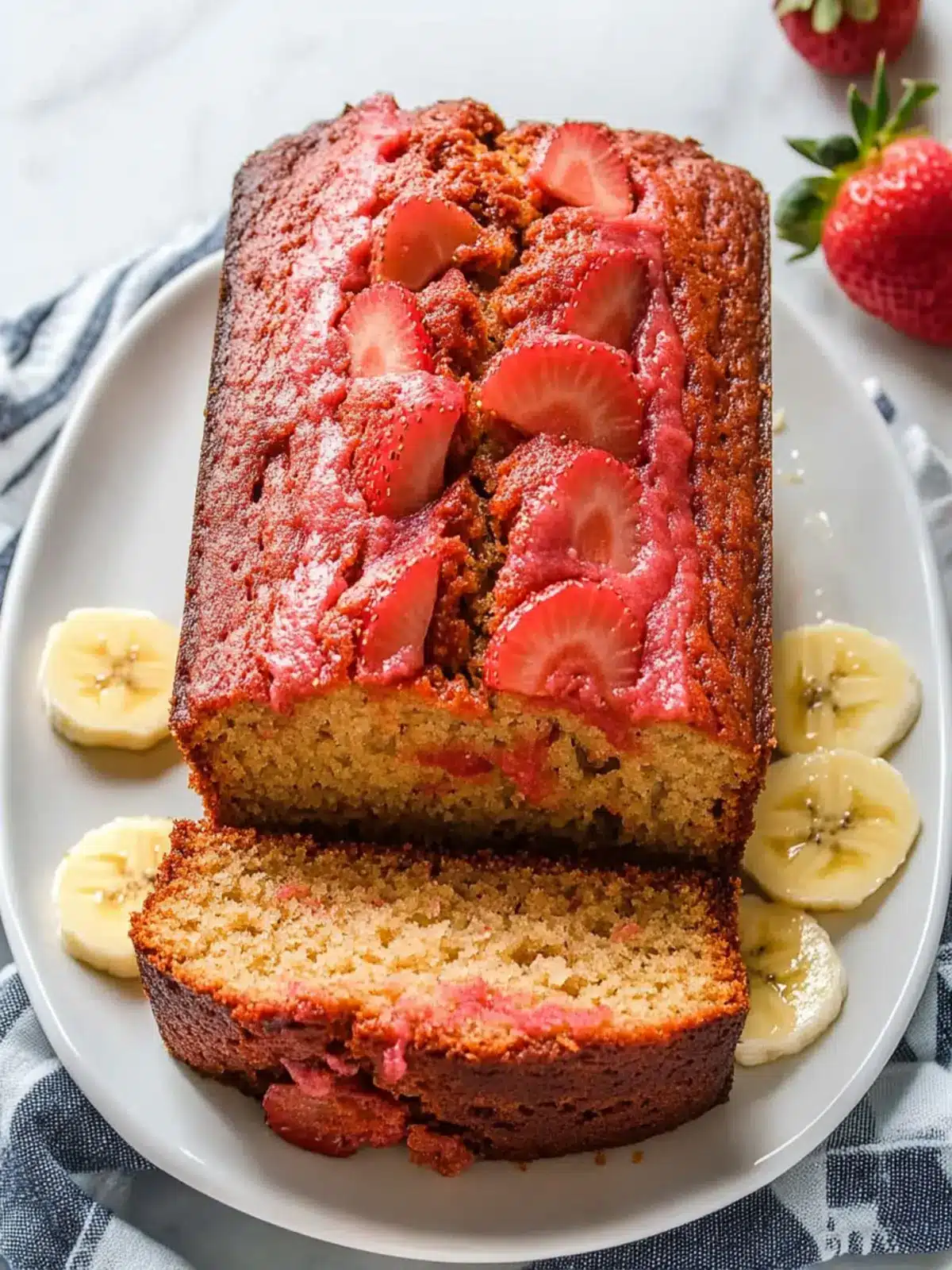 Super Moist Strawberry Banana Bread for Blissful Mornings 2 Super Moist Strawberry Banana Bread