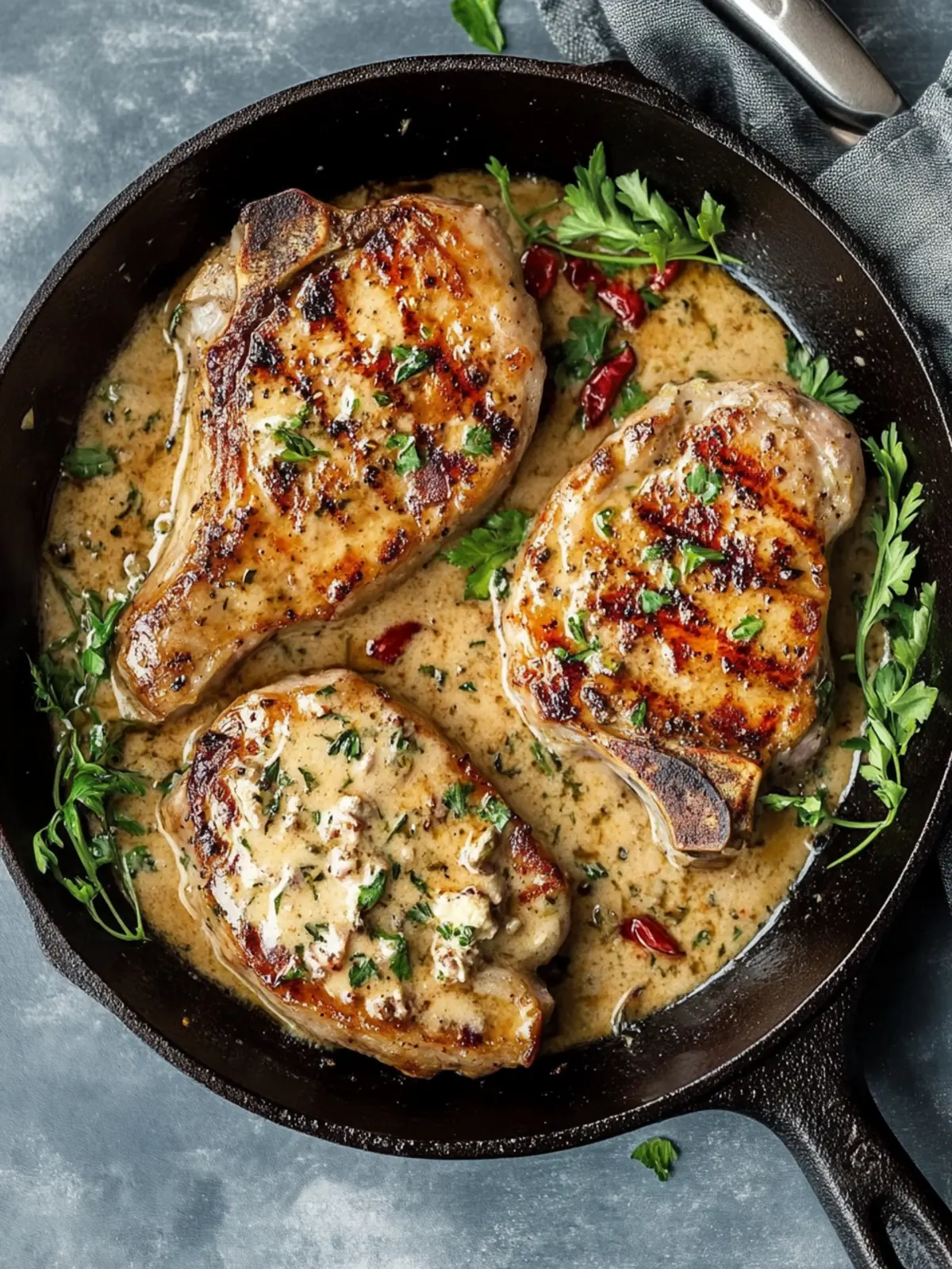 Savory Boursin Pork Chops: A Creamy Flavor Adventure 4 Boursin Pork Chops
