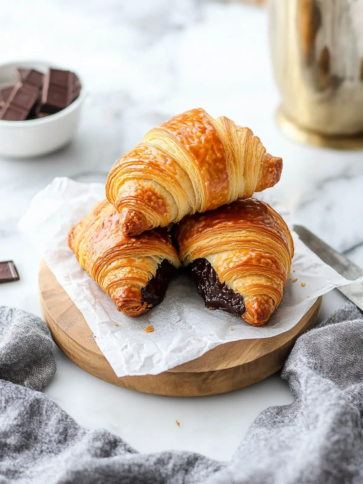 Decadent Chocolate Croissants You Can Make at Home 2 Chocolate Croissants (Pain au Chocolat)