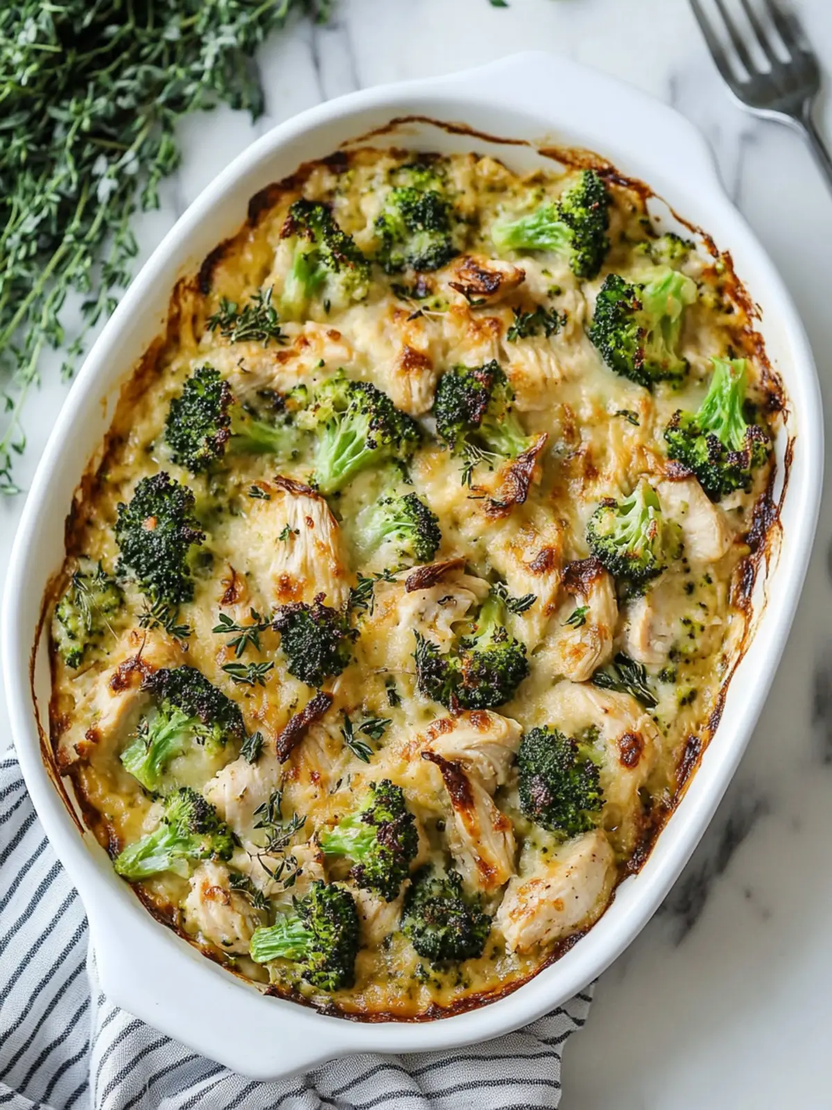 Whole30 Chicken Broccoli Casserole That's Creamy and Dairy-Free 5 Whole30 Chicken Broccoli Casserole (paleo, dairy-free)