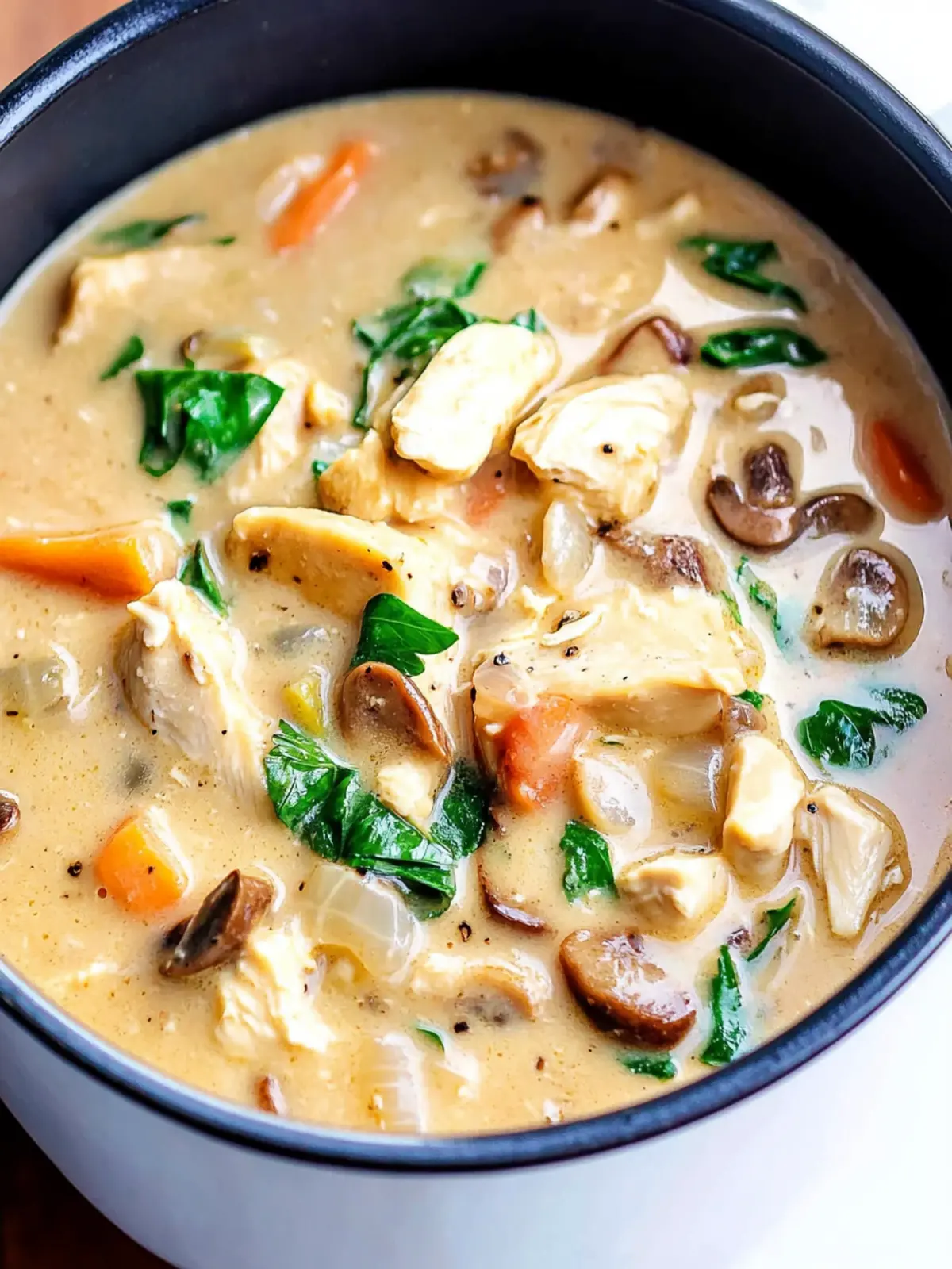 Irresistibly Creamy Chicken Marsala Soup to Warm Your Soul 5 Creamy Chicken Marsala Soup